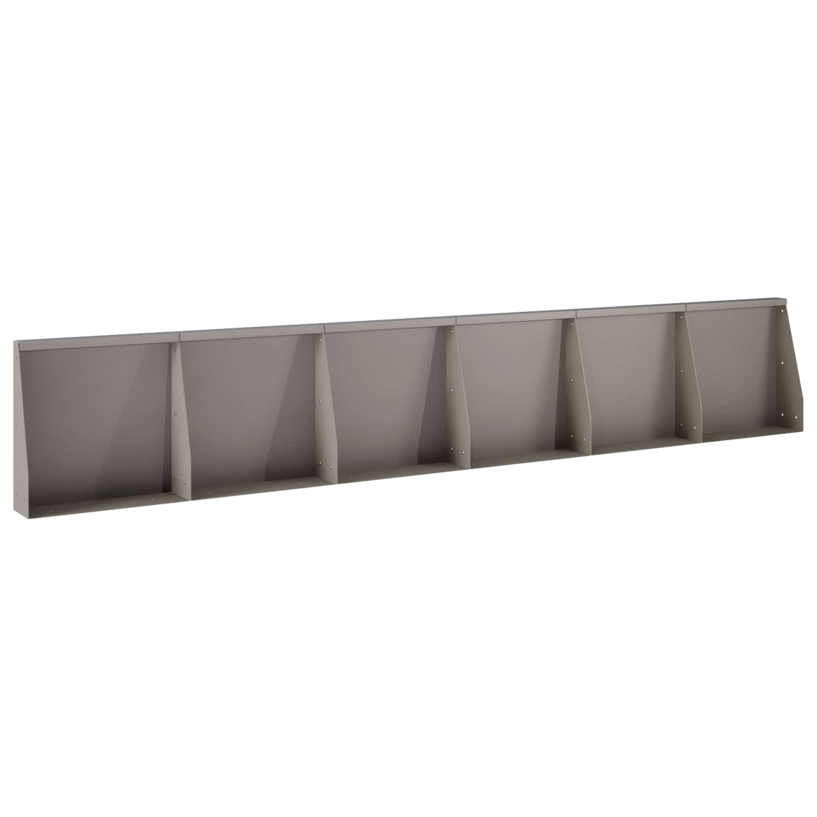 Sienelė 6 vnt. 40 x 12 x 50 cm Rūdijanti