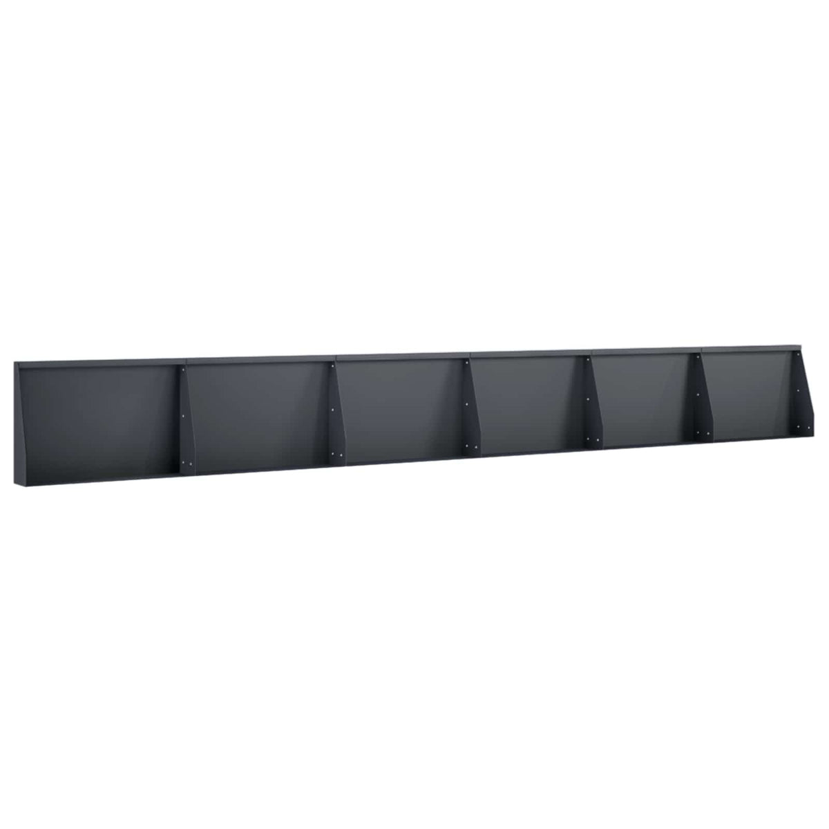 Sienelė 6 vnt. 60 x 12 x 30 cm Plienas Antracito