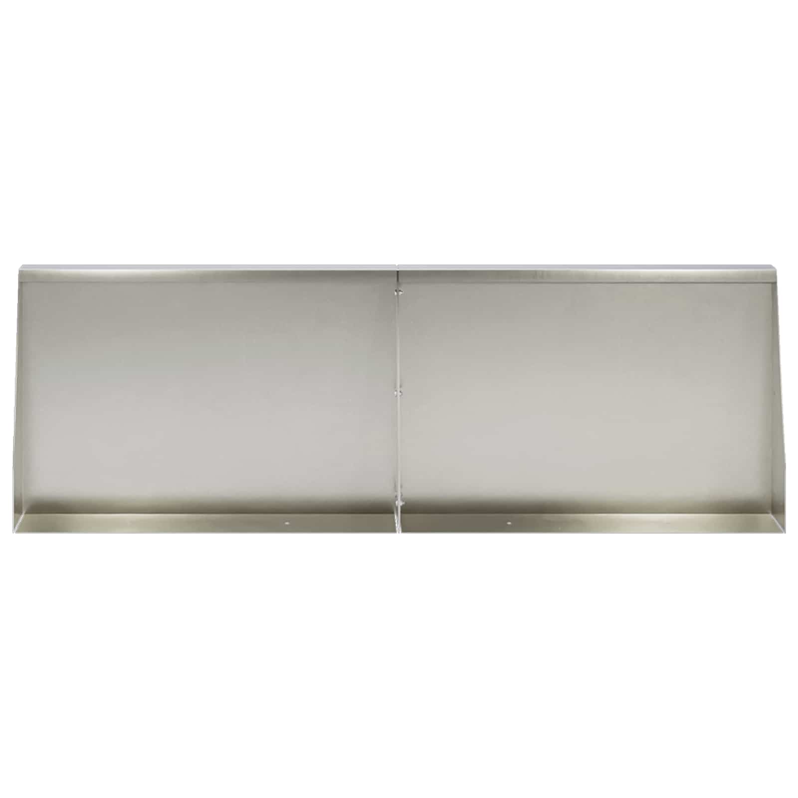 Sienelė 6 vnt. 60 x 12 x 30 cm Nerūdijantis plienas Sidabrinė
