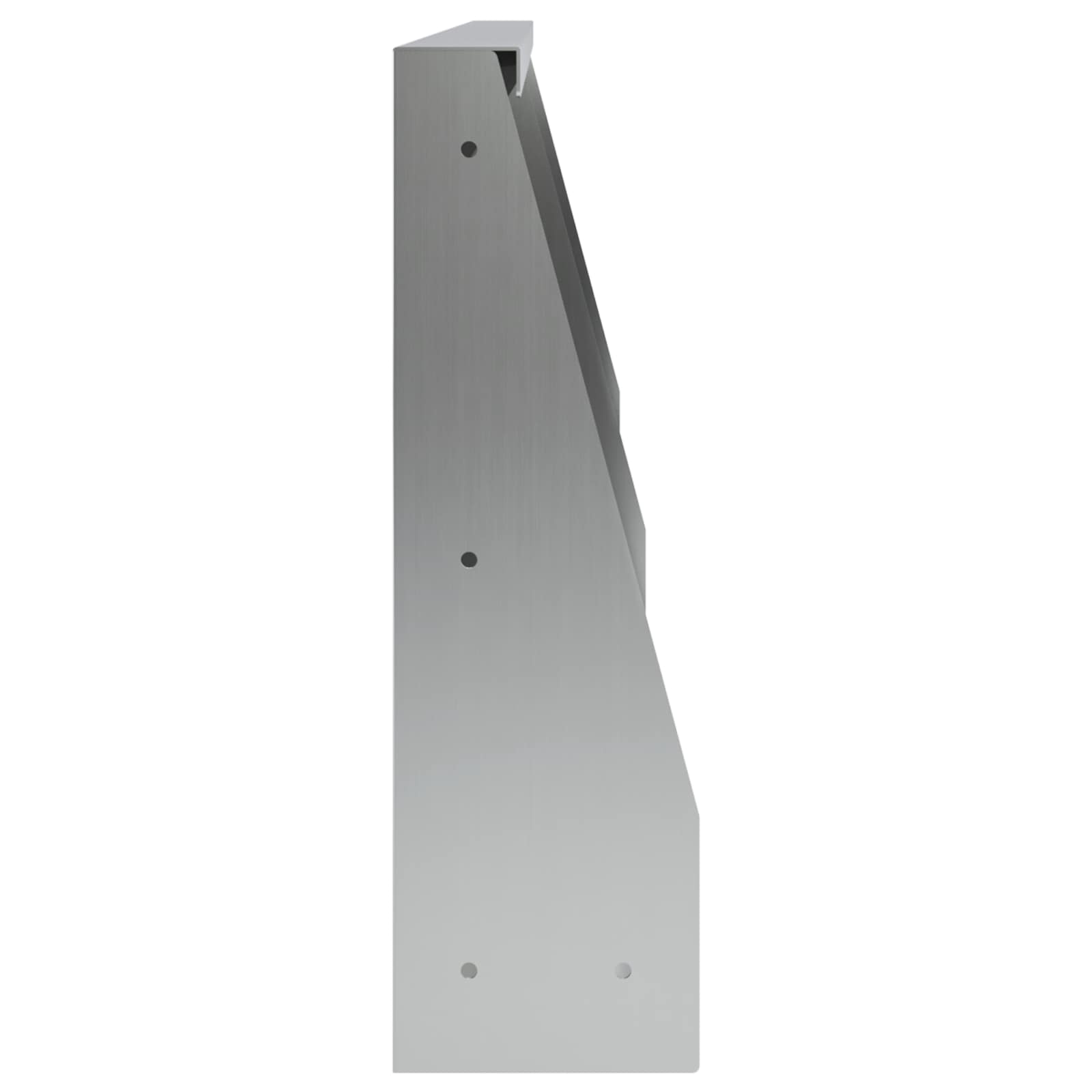 Sienelė 6 vnt. 60 x 12 x 30 cm Galvanizuotas plienas Sidabrinė