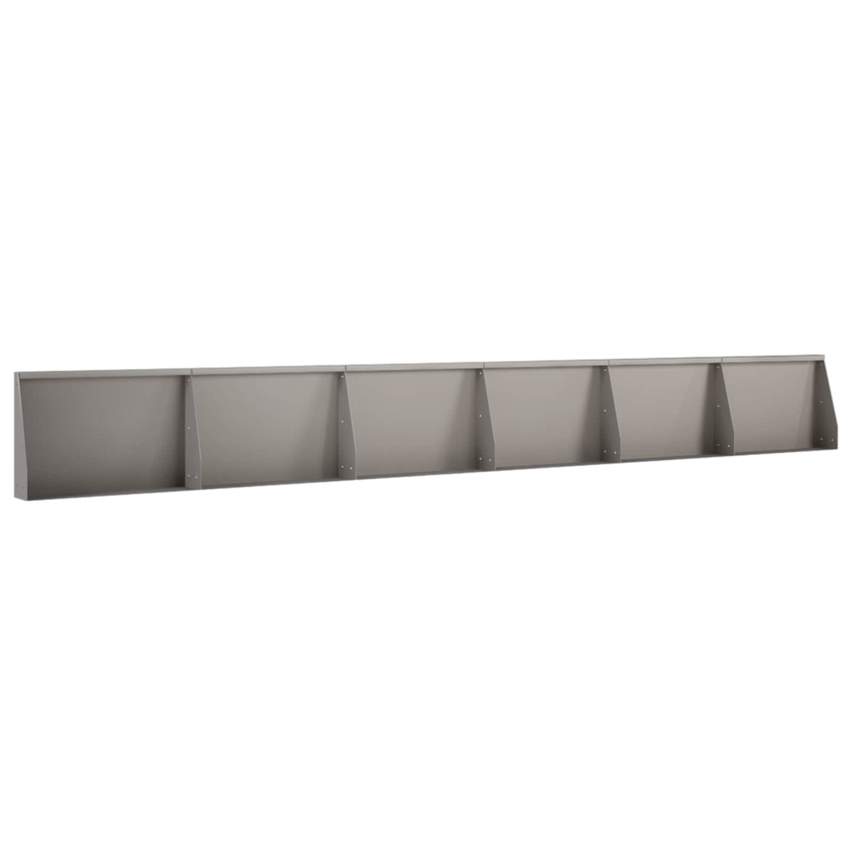 Sienelė 6 vnt. 60 x 12 x 30 cm Rūdijanti