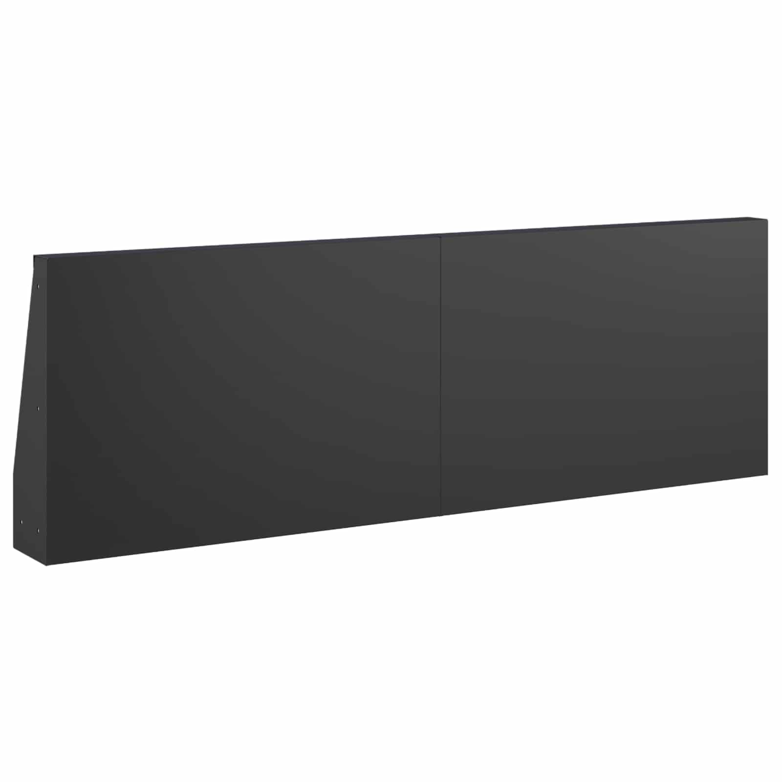 Sienelė 6 vnt. 60 x 12 x 40 cm Plienas Juoda