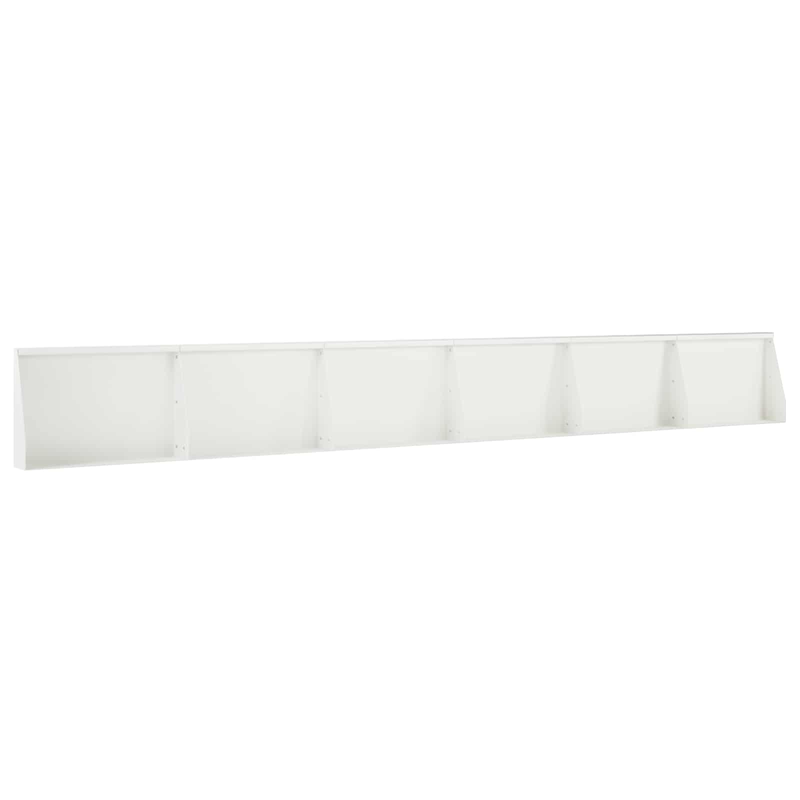 Sienelė 6 vnt. 60 x 12 x 40 cm Plienas Balta