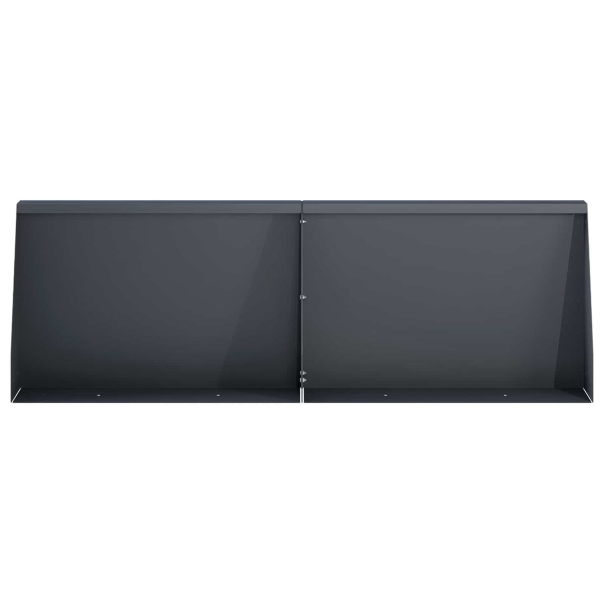 Sienelė 6 vnt. 60 x 12 x 40 cm Plienas Antracito