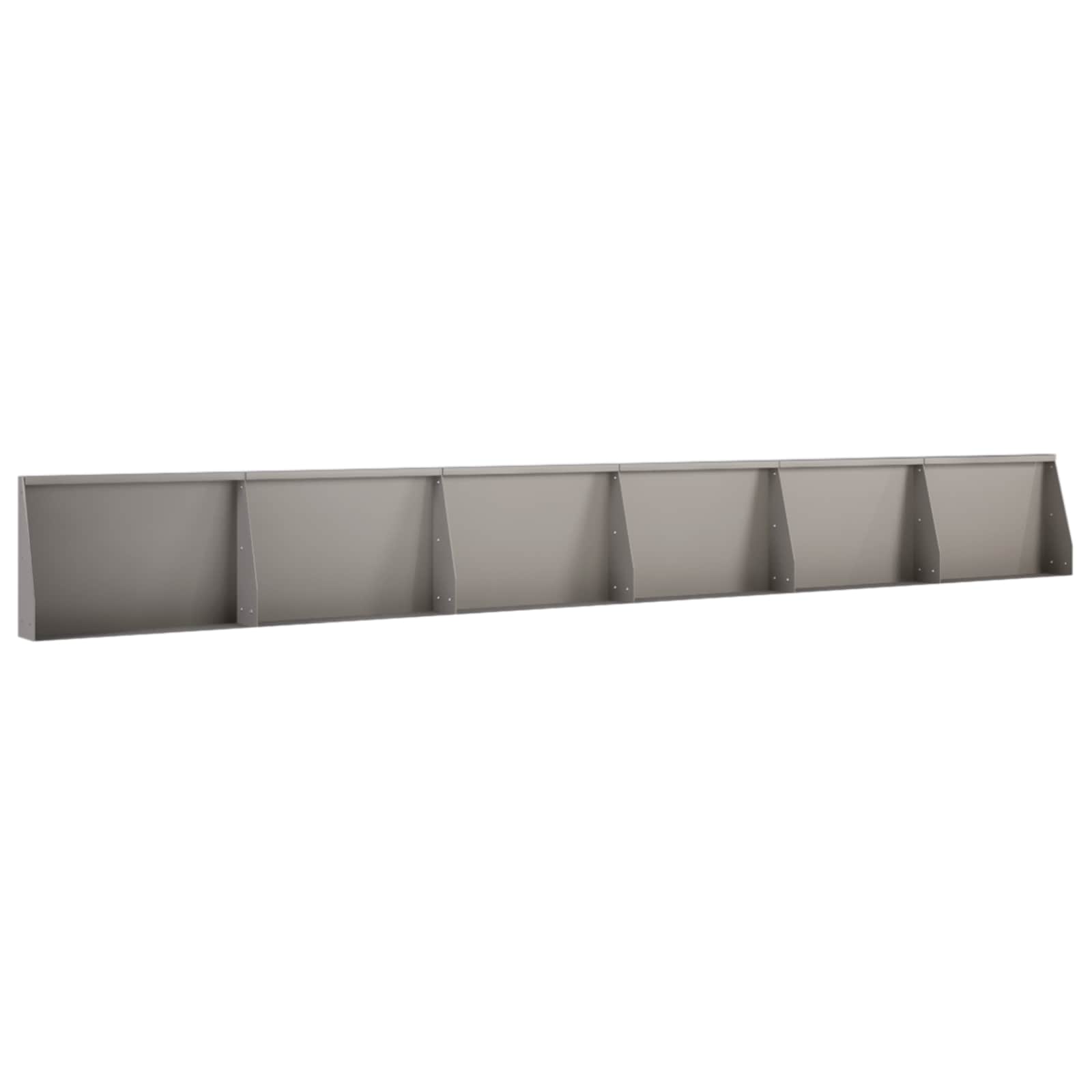 Sienelė 6 vnt. 60 x 12 x 40 cm Rūdijanti