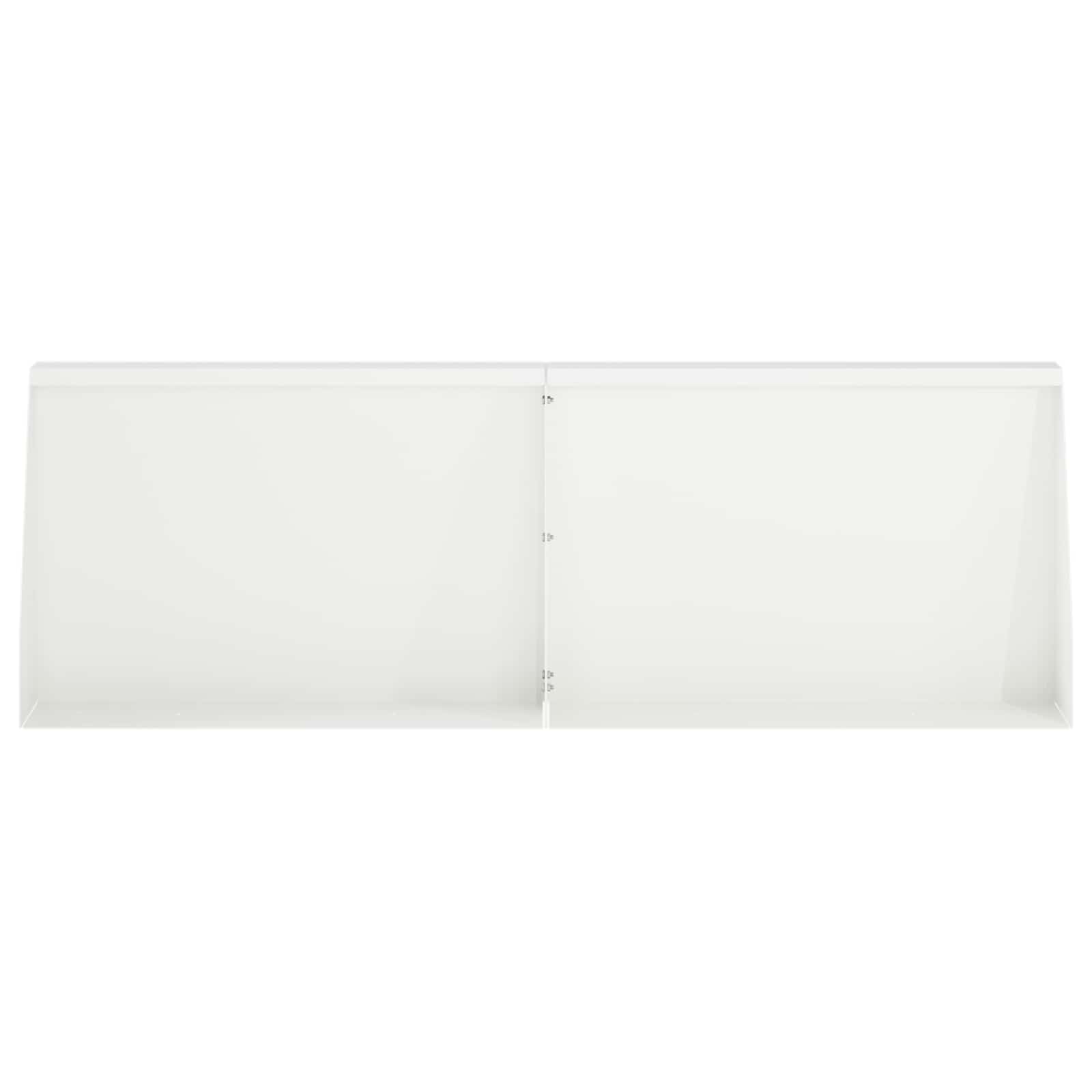 Sienelė 6 vnt. 60 x 12 x 50 cm Plienas Balta