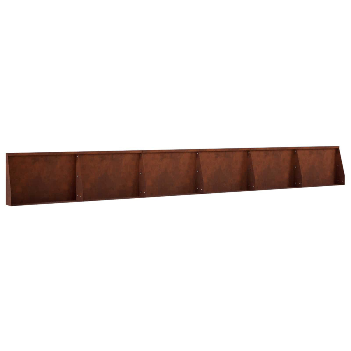 Sienelė 6 vnt. 60 x 12 x 50 cm Rūdijanti