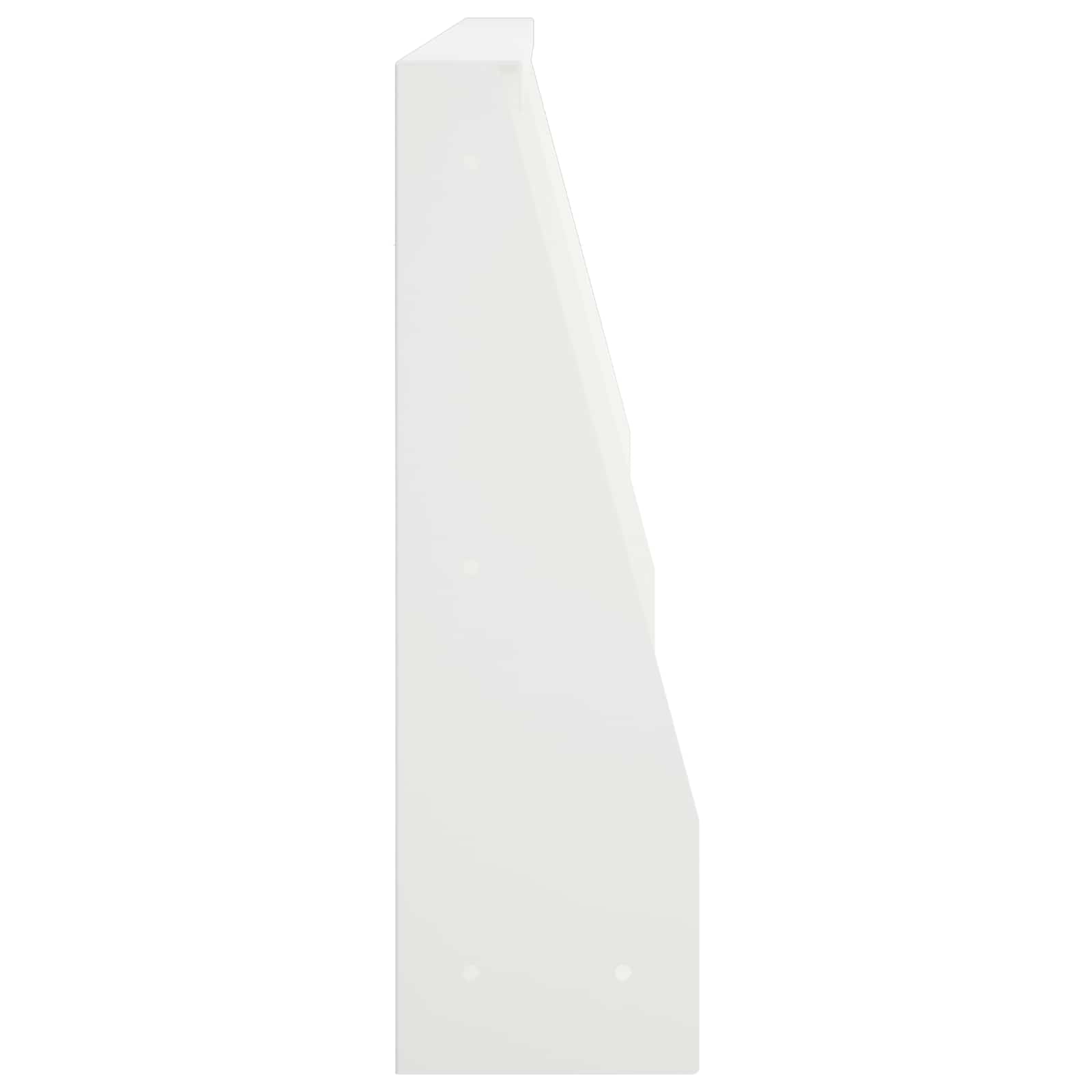 Sienelė 6 vnt. 80 x 12 x 30 cm Plienas Balta