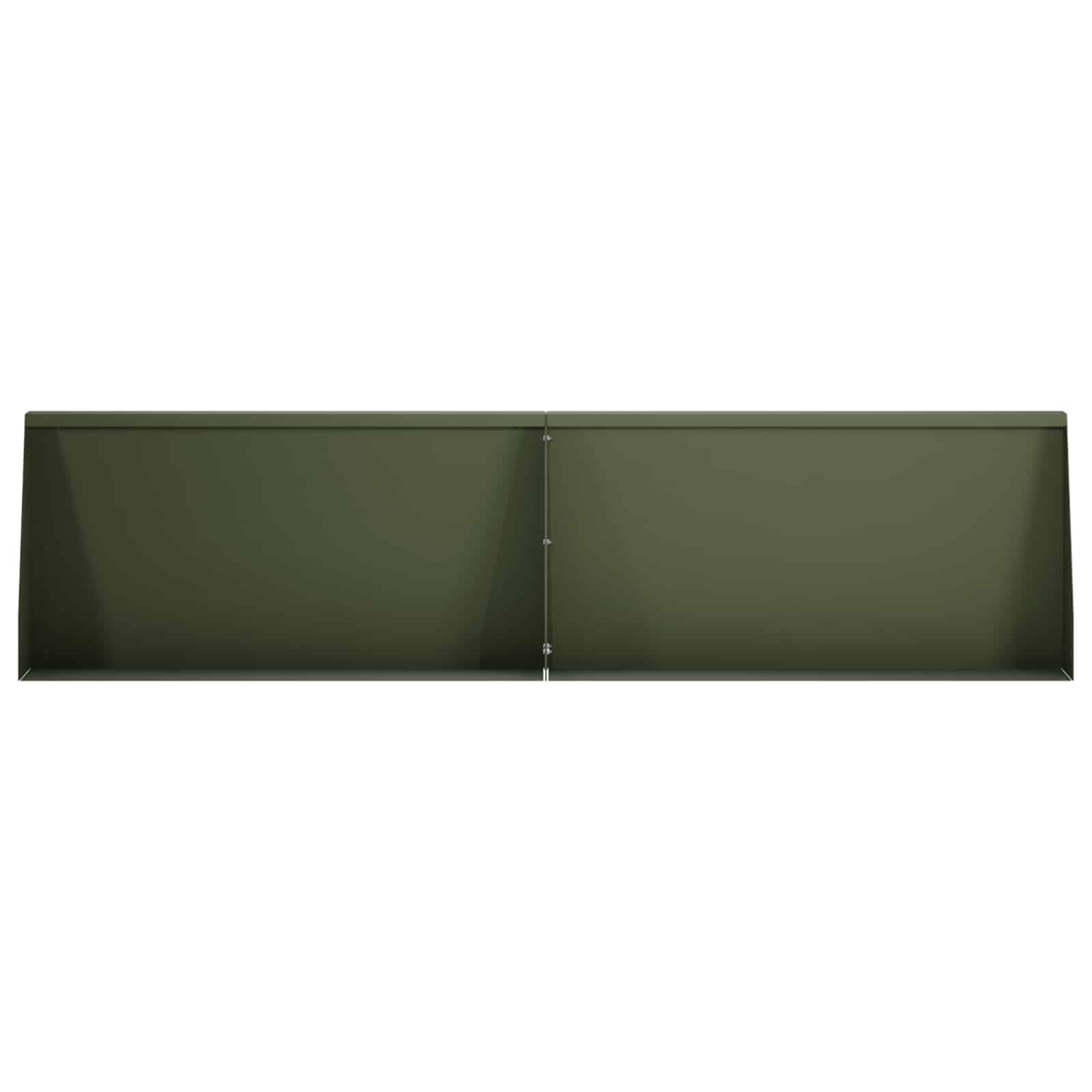 Sienelė 6 vnt. 80 x 12 x 30 cm Plienas Alyvuogių žalia