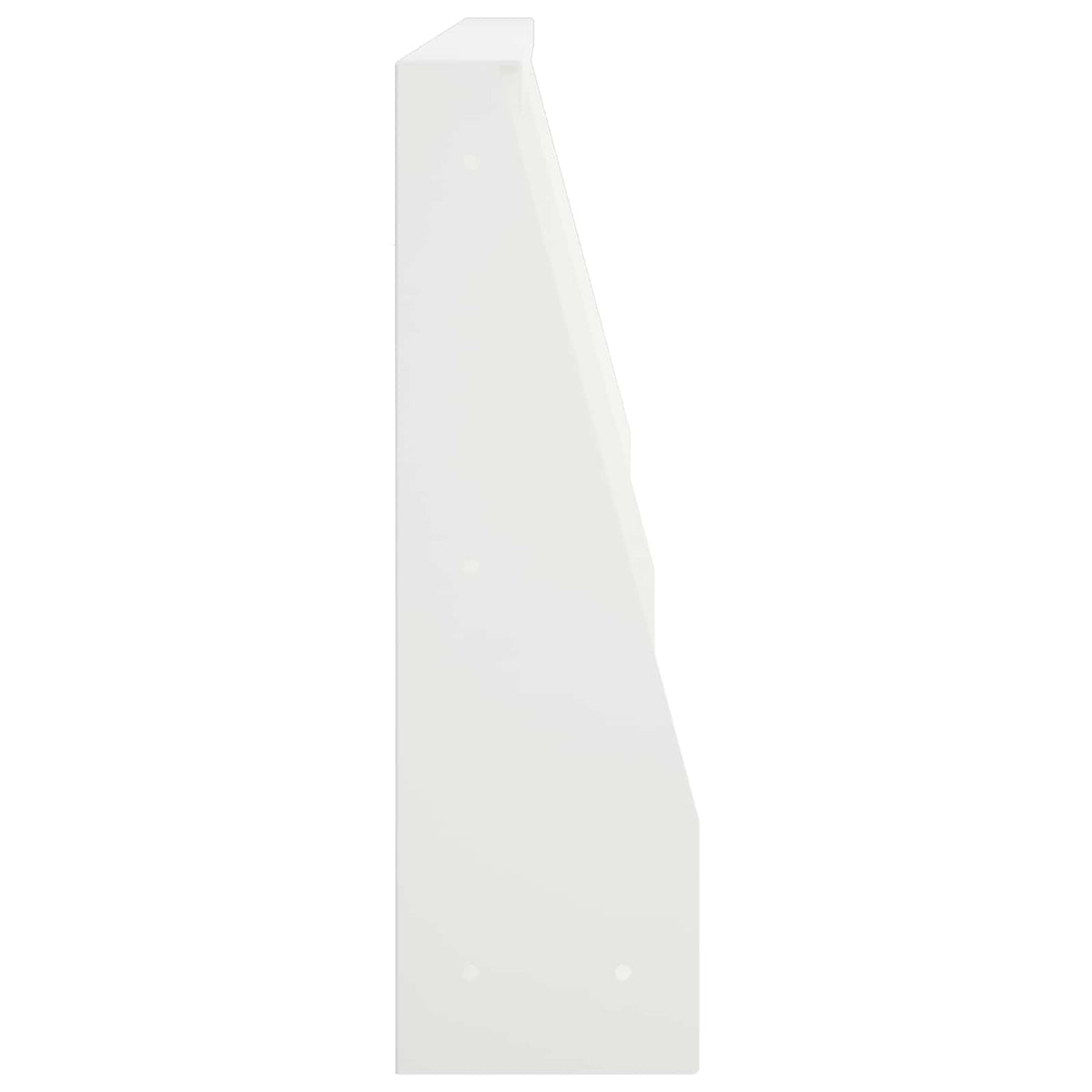 Sienelė 6 vnt. 80 x 12 x 40 cm Plienas Balta