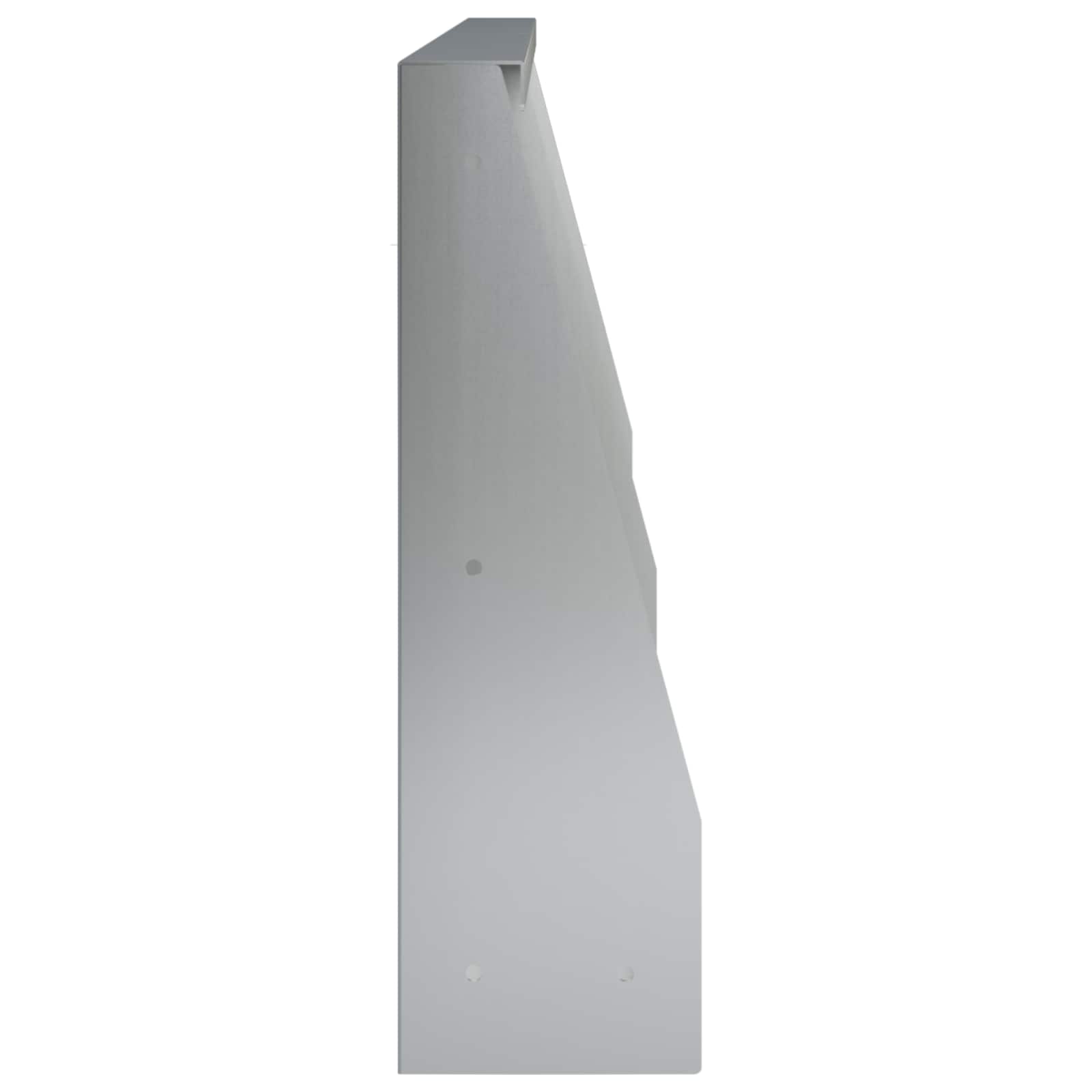 Sienelė 6 vnt. 80 x 12 x 40 cm Galvanizuotas plienas Sidabrinė