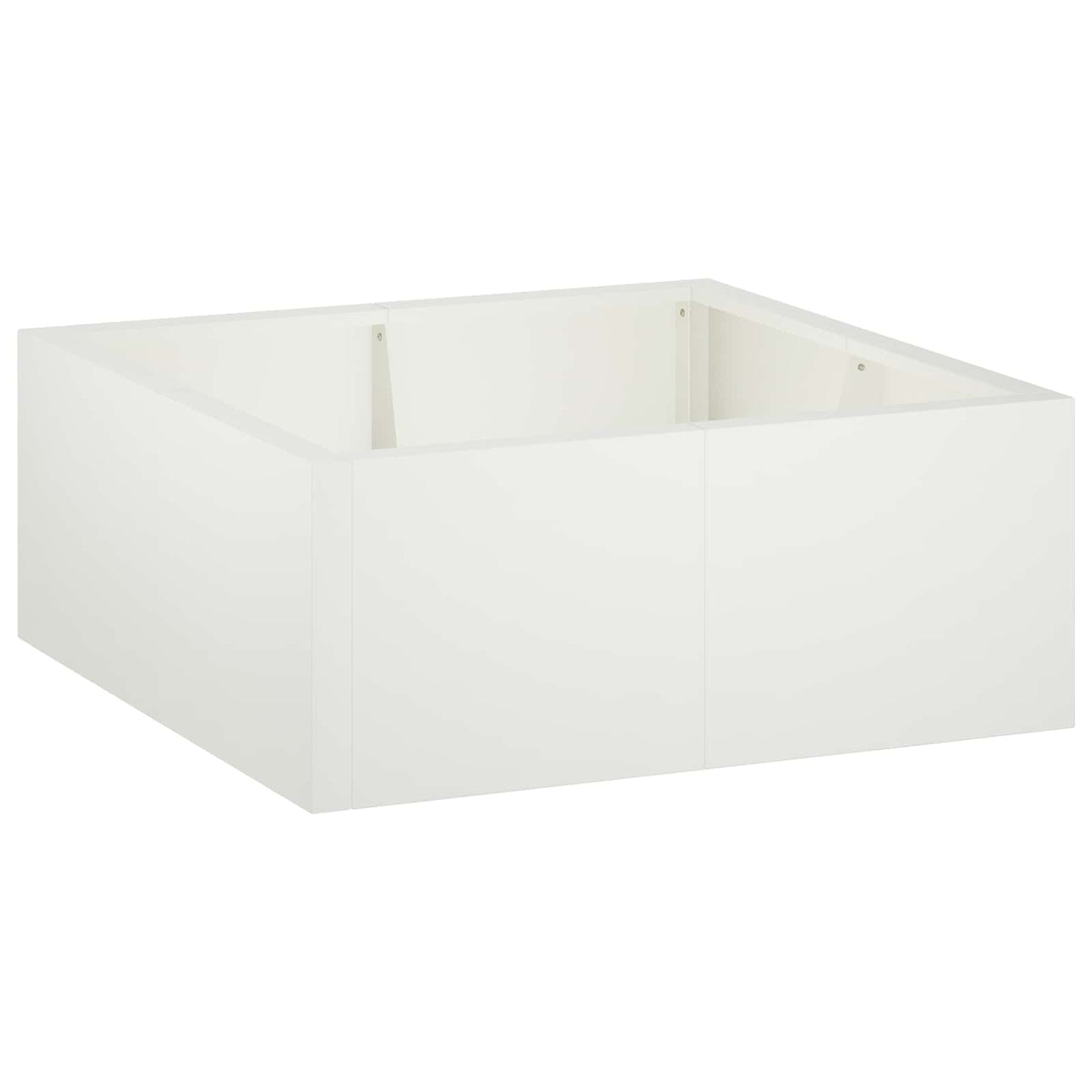 Sienelė 4 vnt. 100 x 100 x 30 cm Plienas Balta
