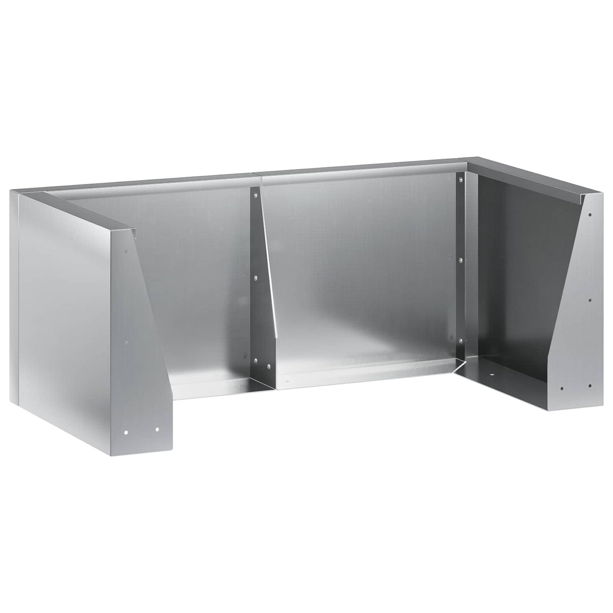 Sienelė 4 vnt. 100 x 100 x 30 cm Galvanizuotas plienas