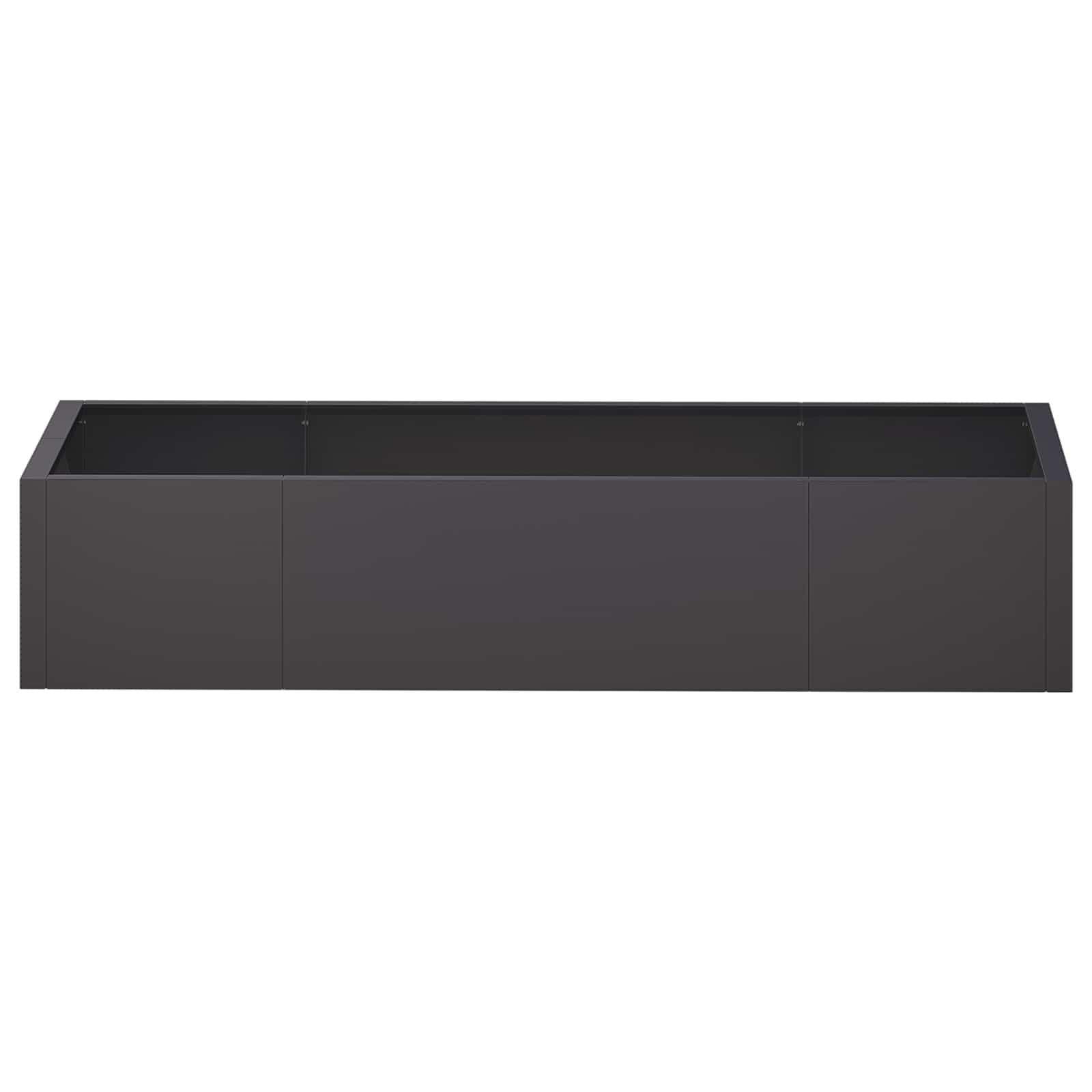 Sienelė 6 vnt. 200 x 100 x 30 cm Plienas Juoda