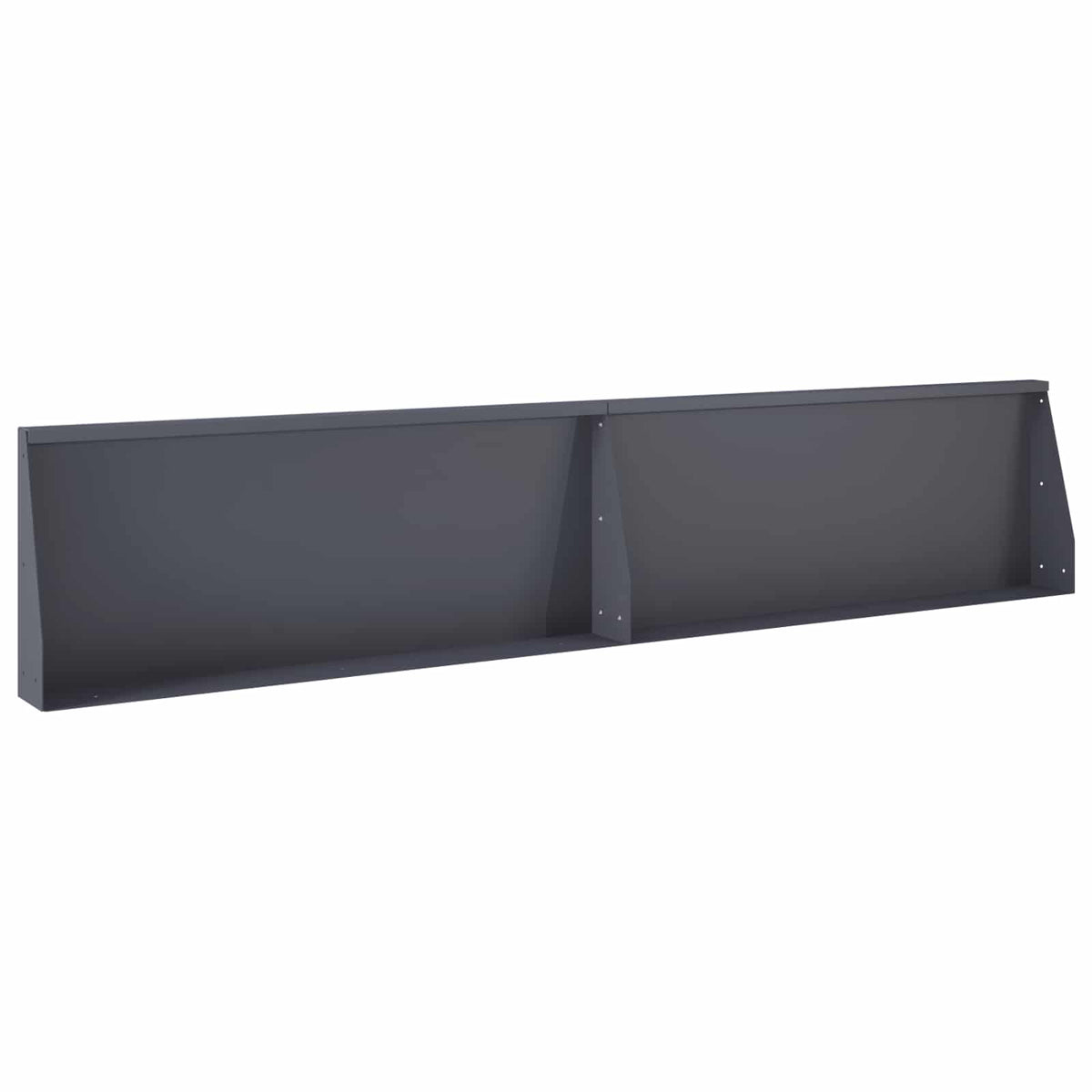 Sienelė 6 vnt. 200 x 100 x 30 cm Plienas Antracito