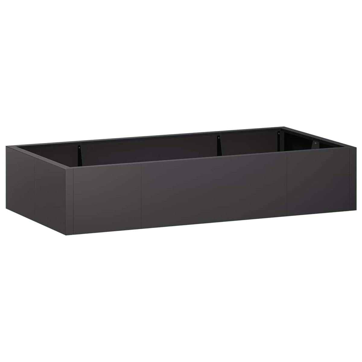 Sienelė 6 vnt. 200 x 100 x 40 cm Plienas Juoda