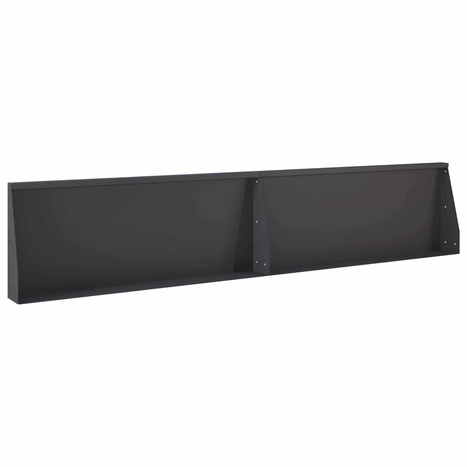 Sienelė 6 vnt. 200 x 100 x 40 cm Plienas Juoda