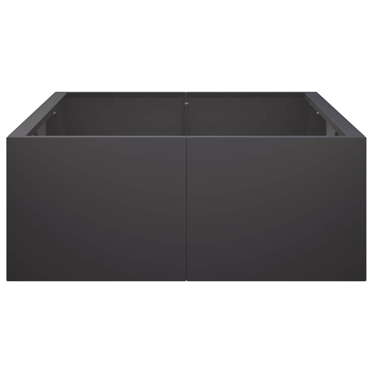 Sienelė 6 vnt. 200 x 100 x 40 cm Plienas Juoda