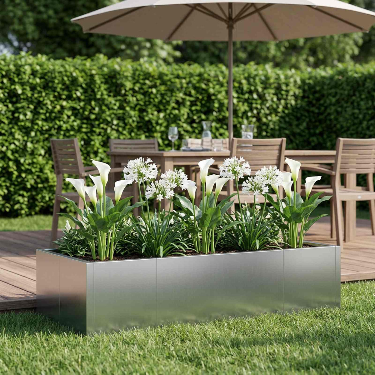 Sienelė 6 vnt. 200 x 100 x 30 cm Galvanizuotas plienas