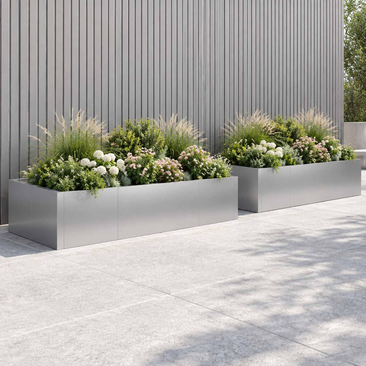 Sienelė 6 vnt. 200 x 100 x 50 cm Galvanizuotas plienas