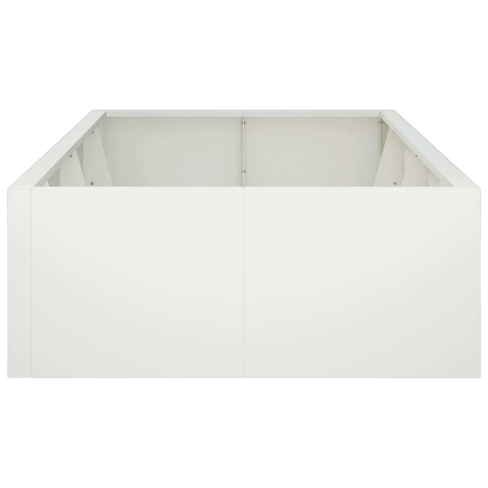 Sienelė 8 vnt. 300 x 100 x 30 cm Plienas Balta