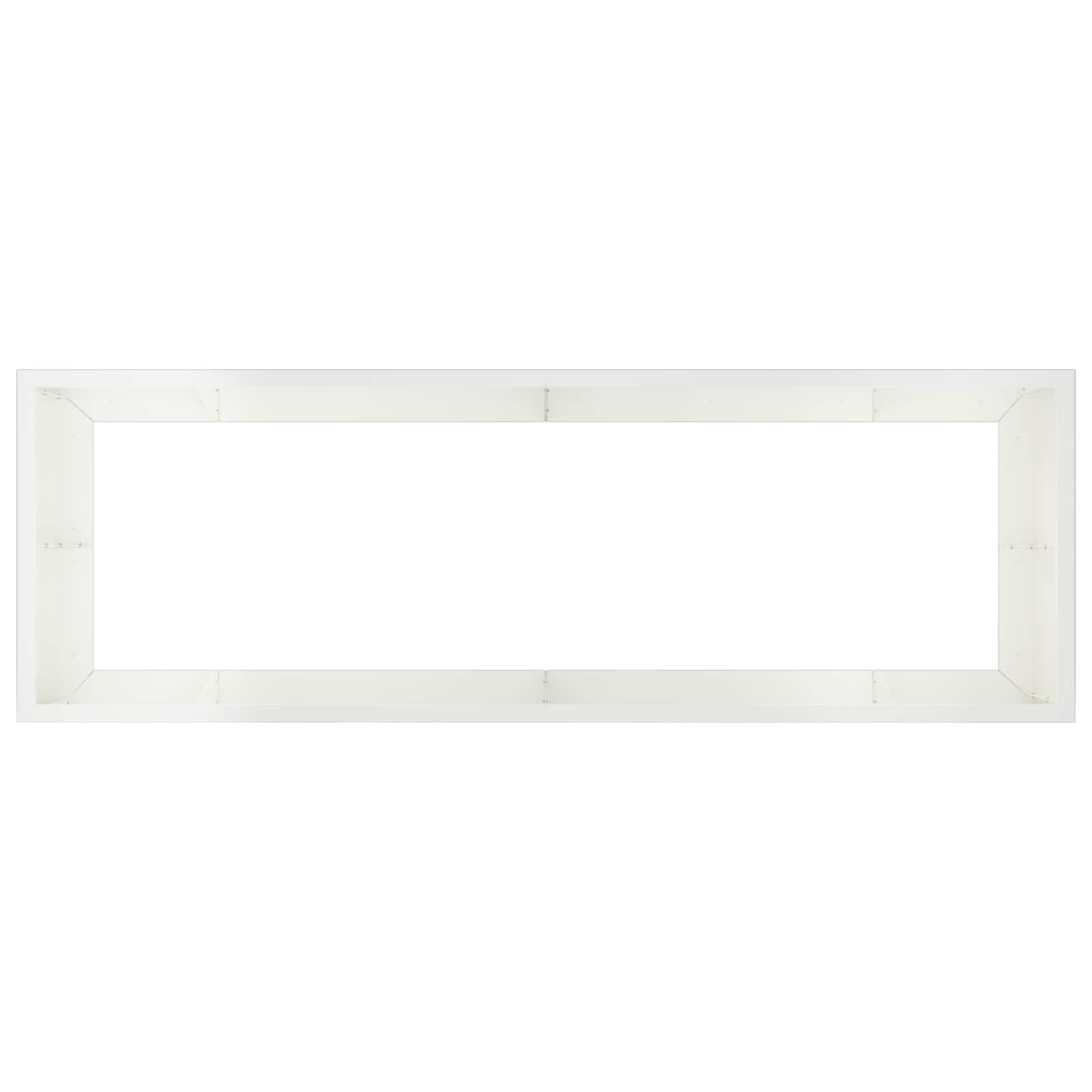 Sienelė 8 vnt. 300 x 100 x 30 cm Plienas Balta