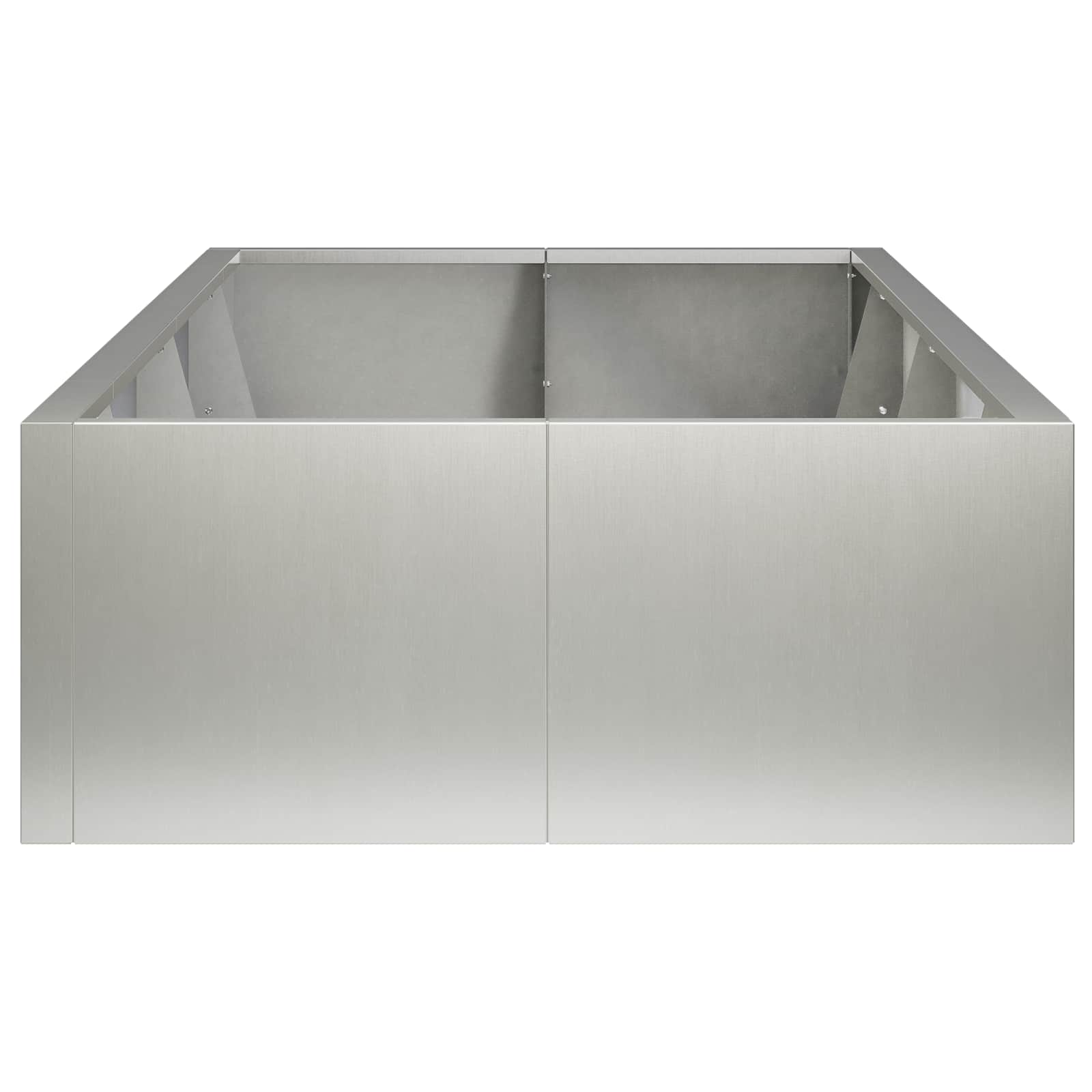 Sienelė 8 vnt. 300 x 100 x 30 cm Nerūdijantis plienas Sidabrinė