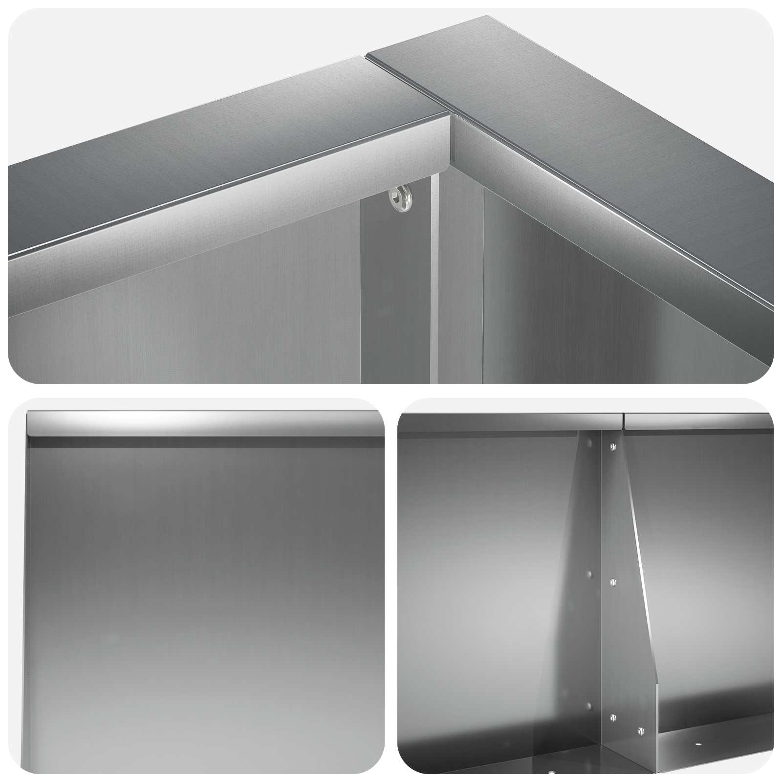 Sienelė 8 vnt. 300 x 100 x 30 cm Galvanizuotas plienas