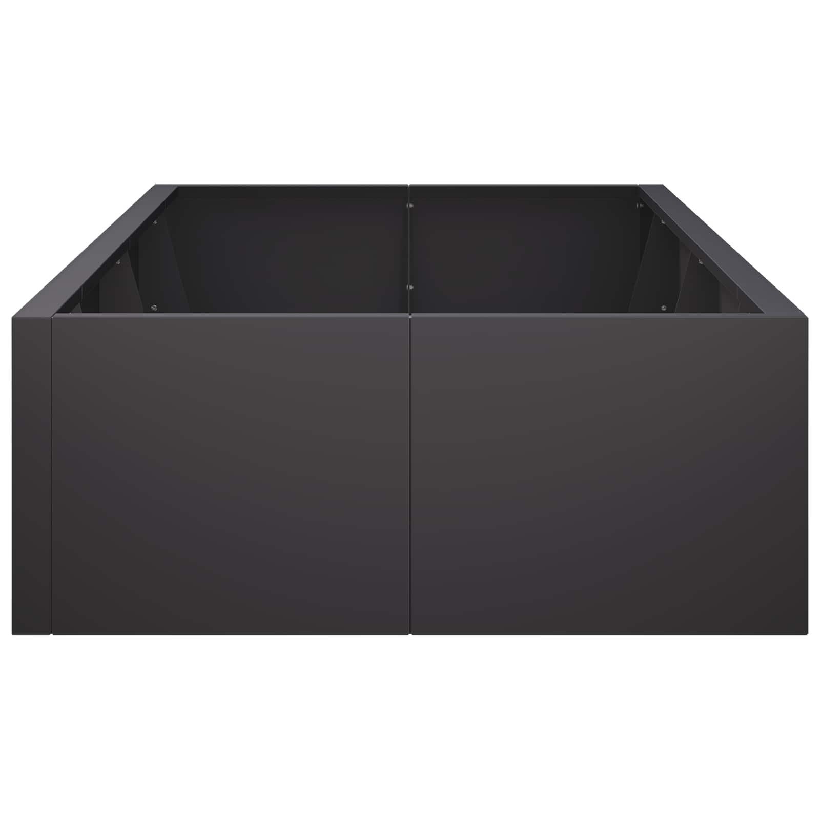 Sienelė 8 vnt. 300 x 100 x 40 cm Plienas Juoda