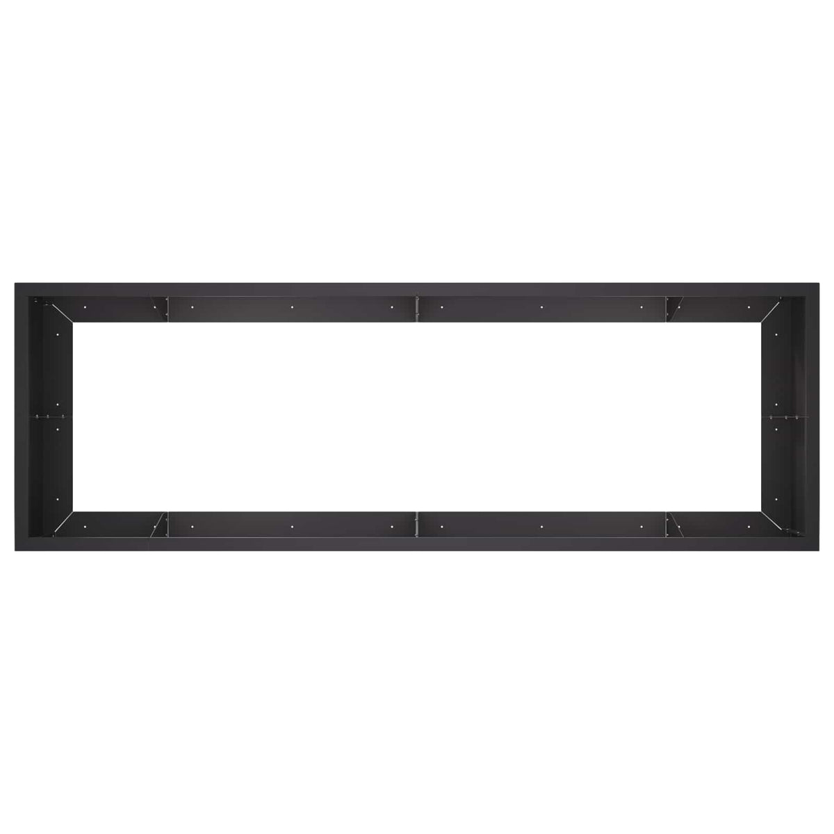 Sienelė 8 vnt. 300 x 100 x 40 cm Plienas Juoda