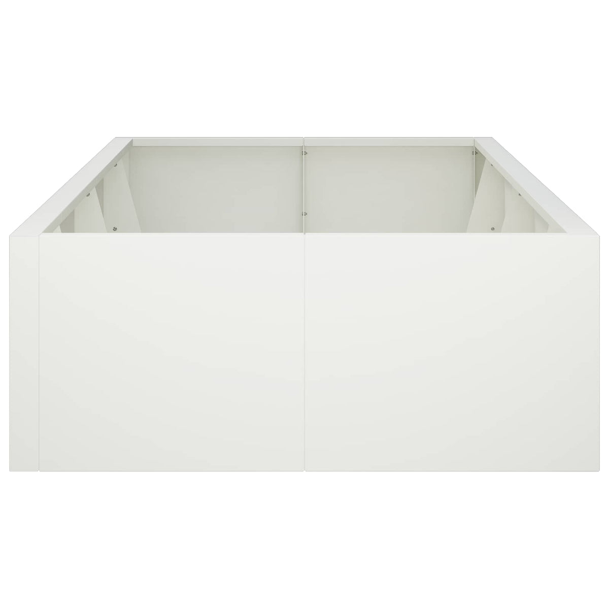 Sienelė 8 vnt. 300 x 100 x 40 cm Plienas Balta