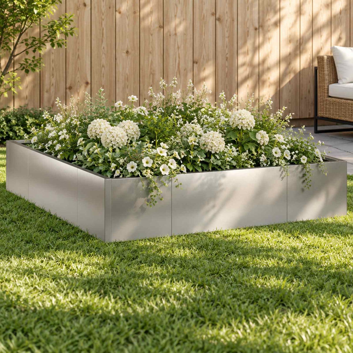Sienelė 8 vnt. 300 x 100 x 40 cm Galvanizuotas plienas