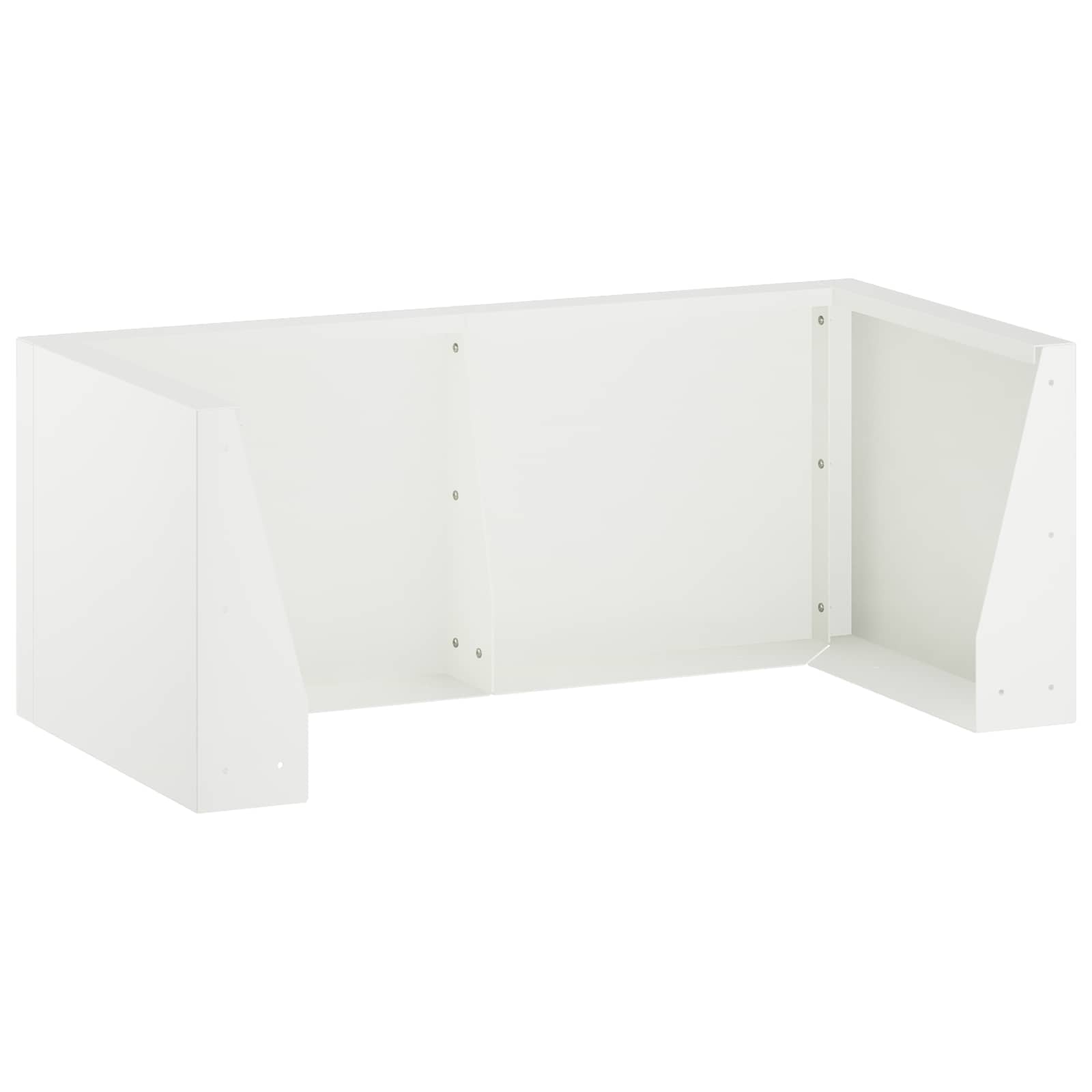 Sienelė 8 vnt. 300 x 100 x 50 cm Plienas Balta