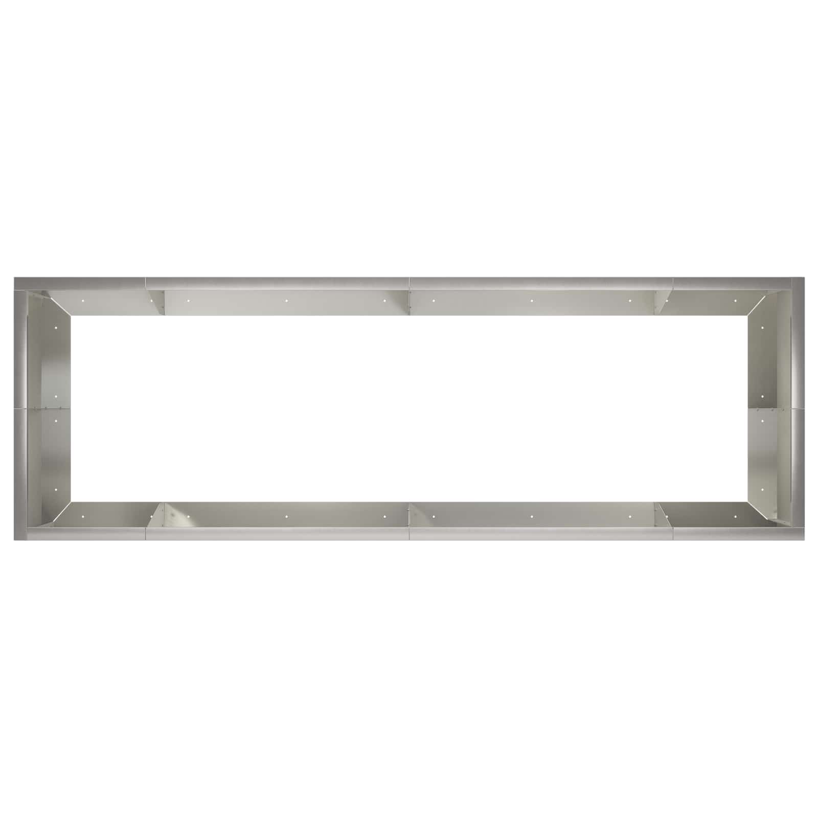 Sienelė 8 vnt. 300 x 100 x 50 cm Nerūdijantis plienas Sidabrinė