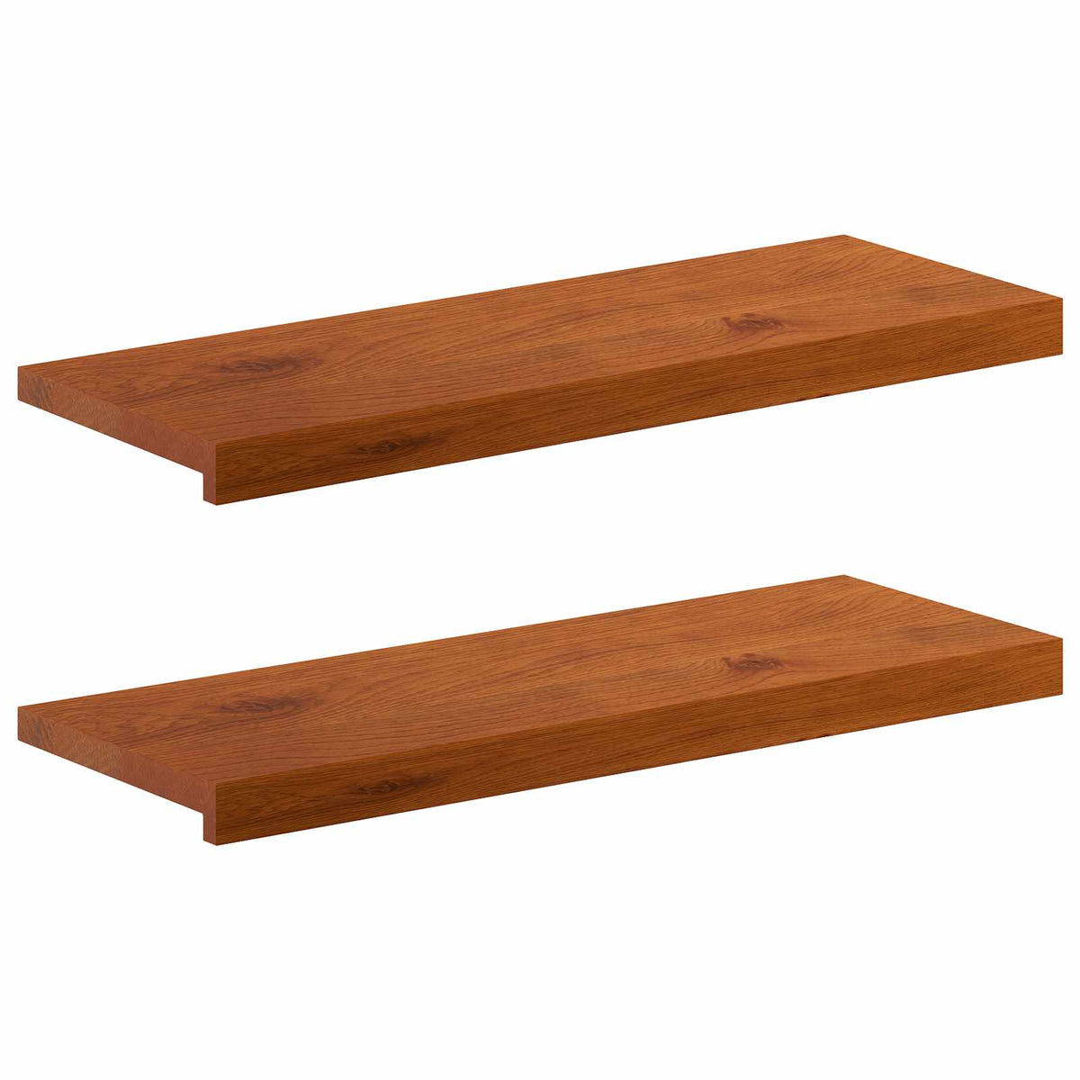 Laiptų danga 2 vnt. 80 x 25 x 2 cm Ruda Kietas ąžuolo medis