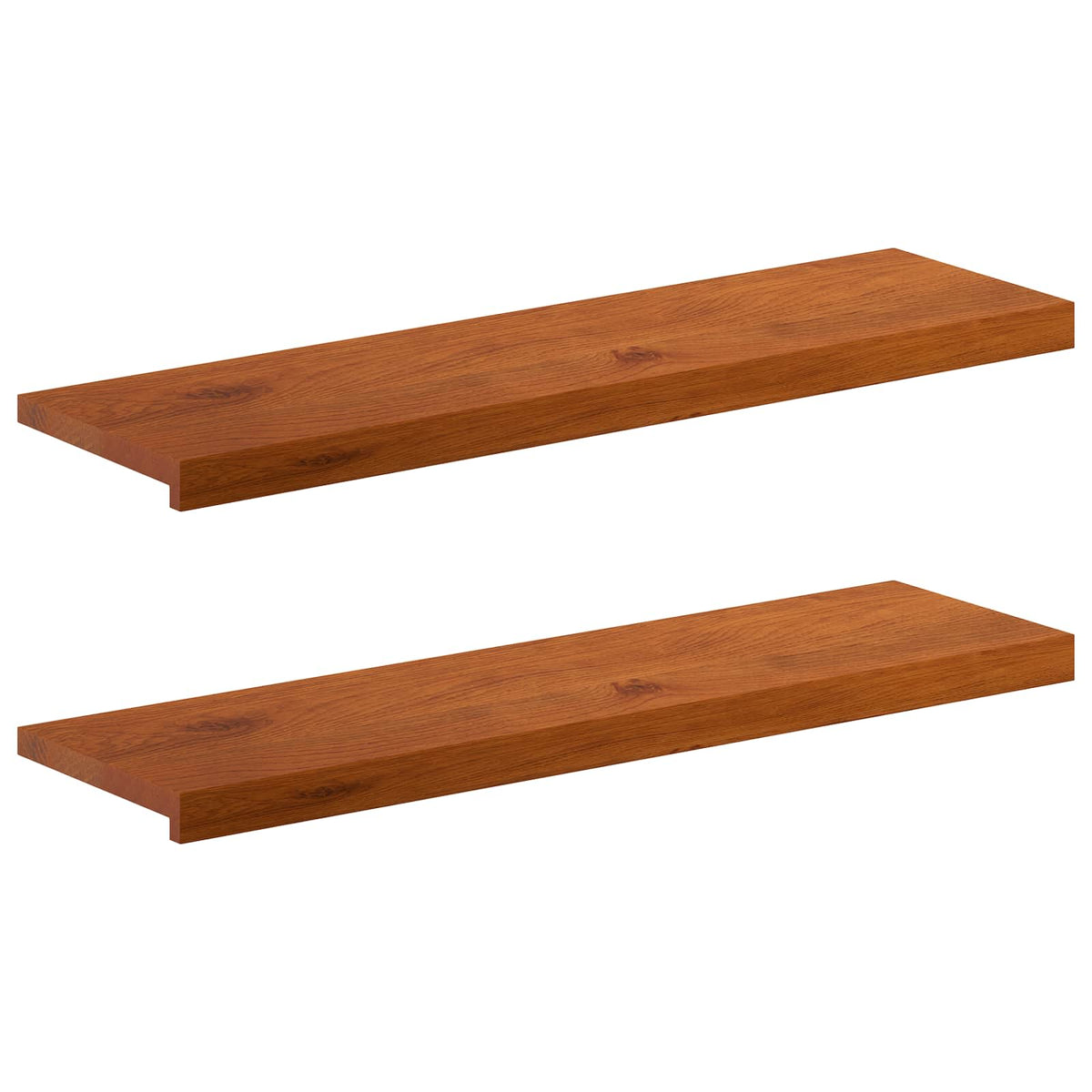 Laiptų danga 2 vnt. 90 x 25 x 2 cm Ruda Kietas ąžuolo medis