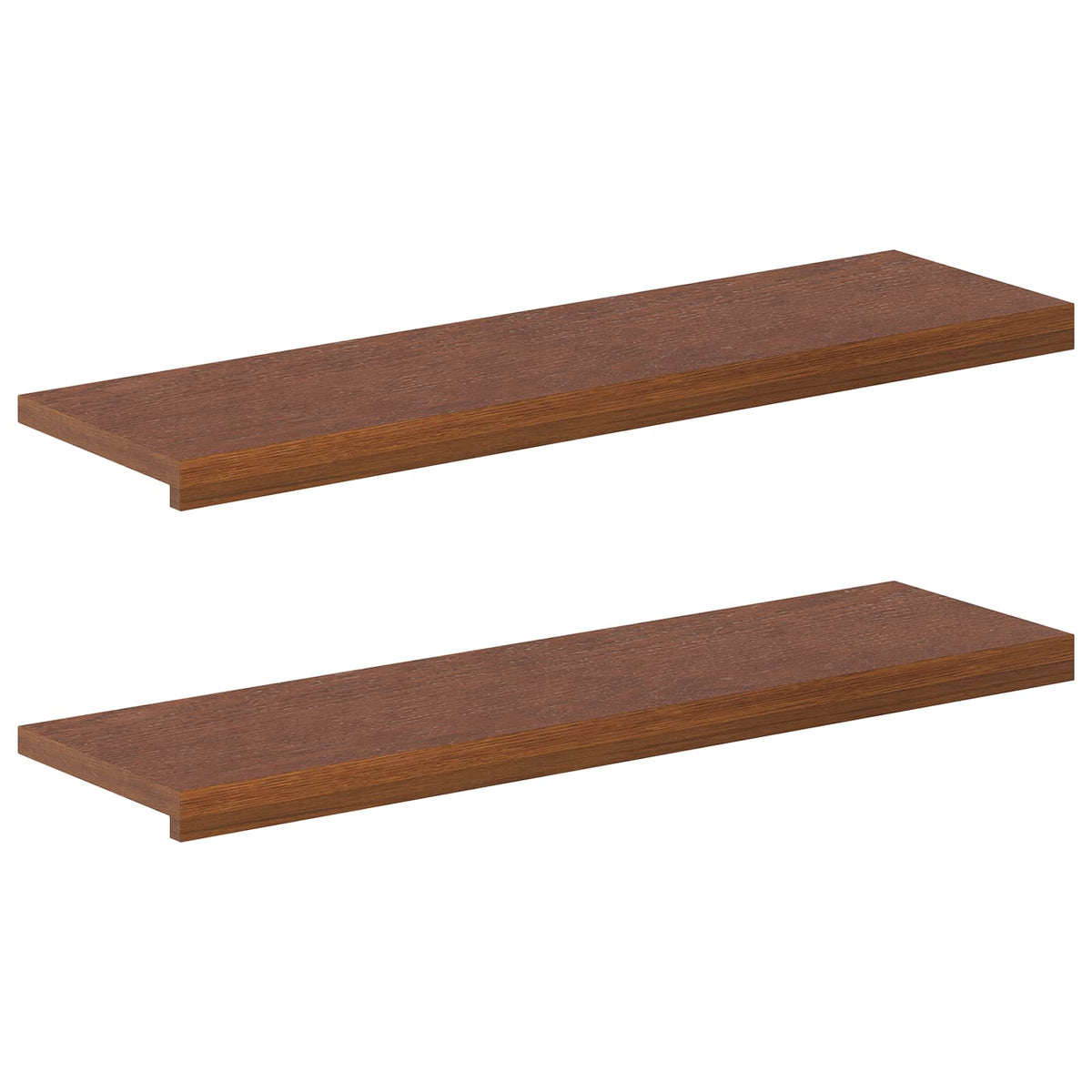 Laiptų danga 2 vnt. 90 x 25 x 2 cm Tamsiai rudas