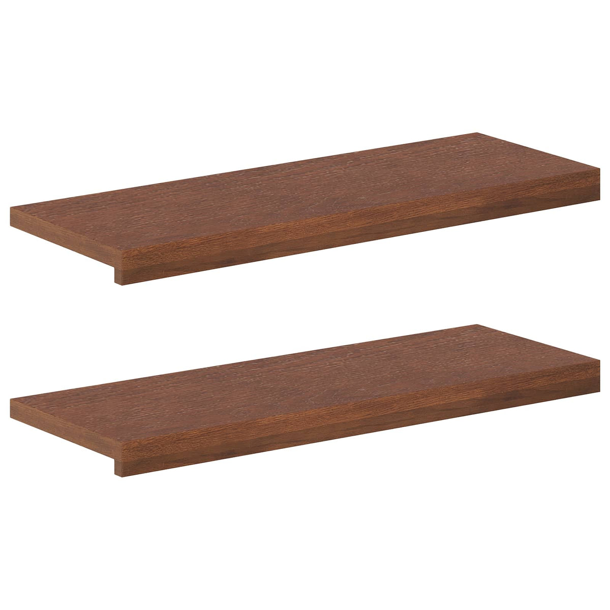 Laiptų danga 2 vnt. 70 x 30 x 2 cm Tamsiai rudas