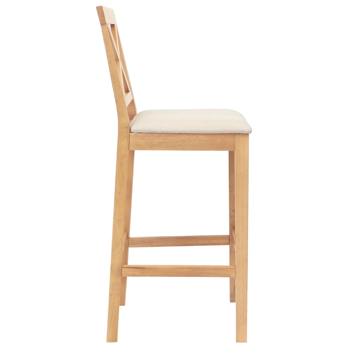 Baro taburetė 2 pcs Natūralus ir bežinis