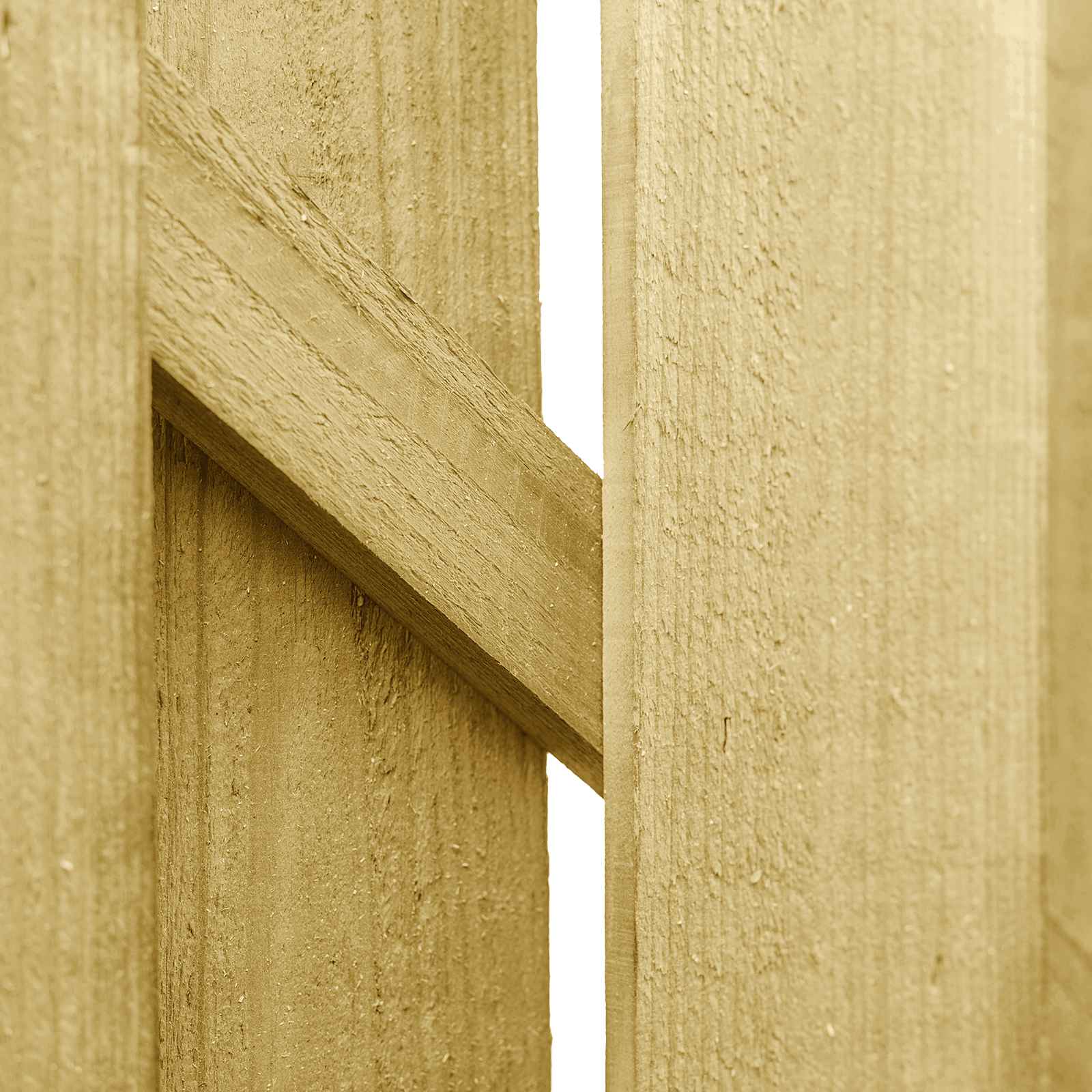 Sodo vartai 100 x 100 cm Pušies medienos masyvas Žalia