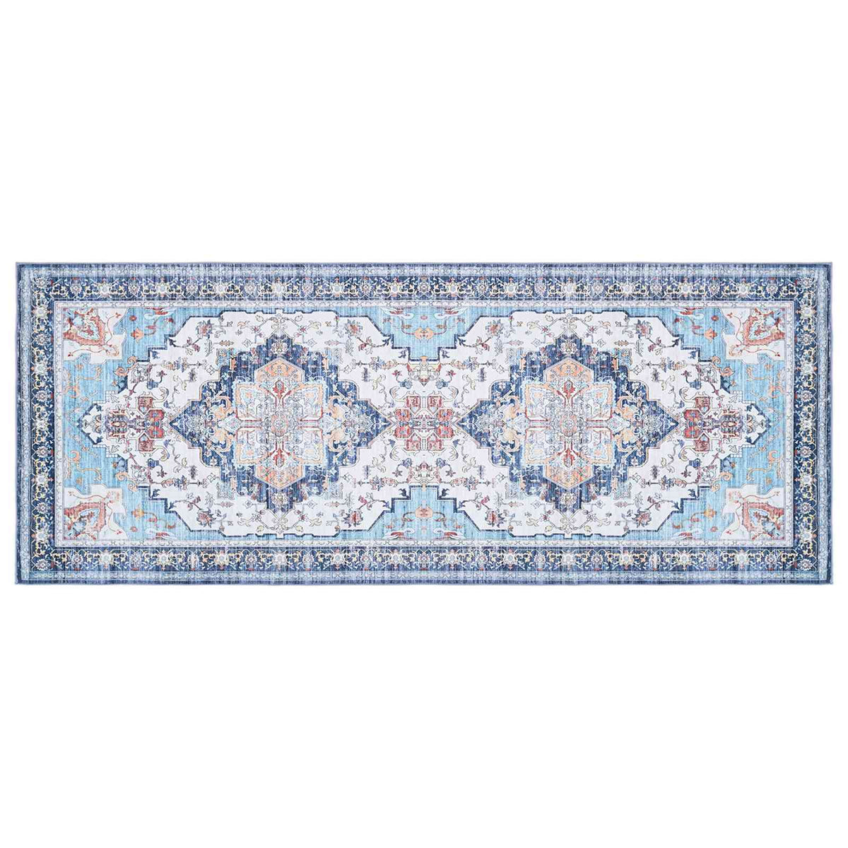 Kilimas ORIZ Įvairiaspalvis 80 x 200 cm 100% poliesteris