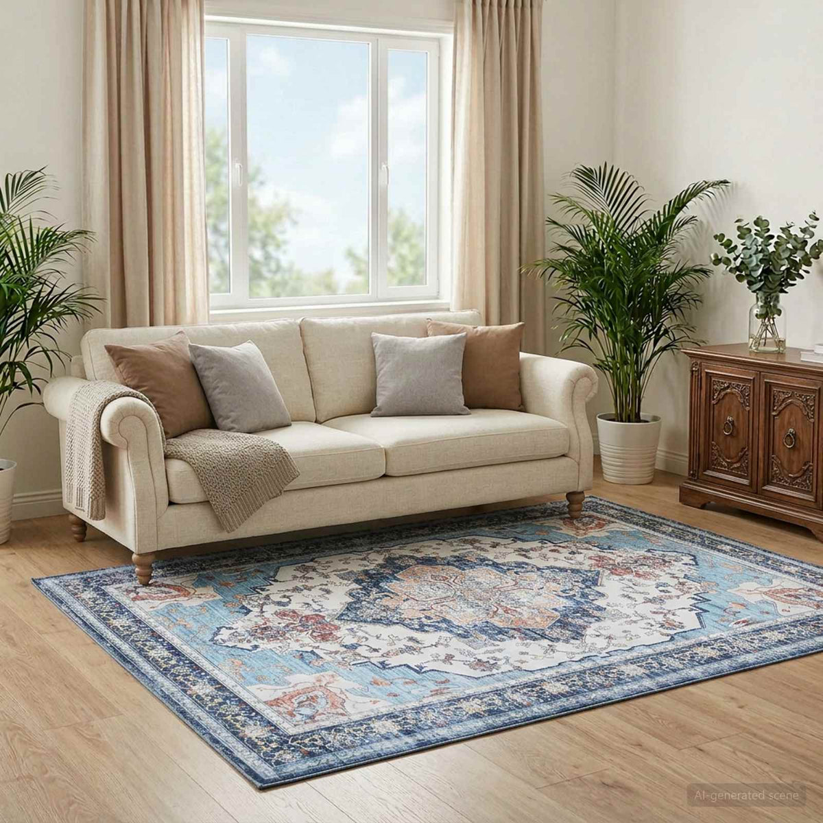 Kilimas ORIZ Įvairiaspalvis 240 x 340 cm 100% poliesteris
