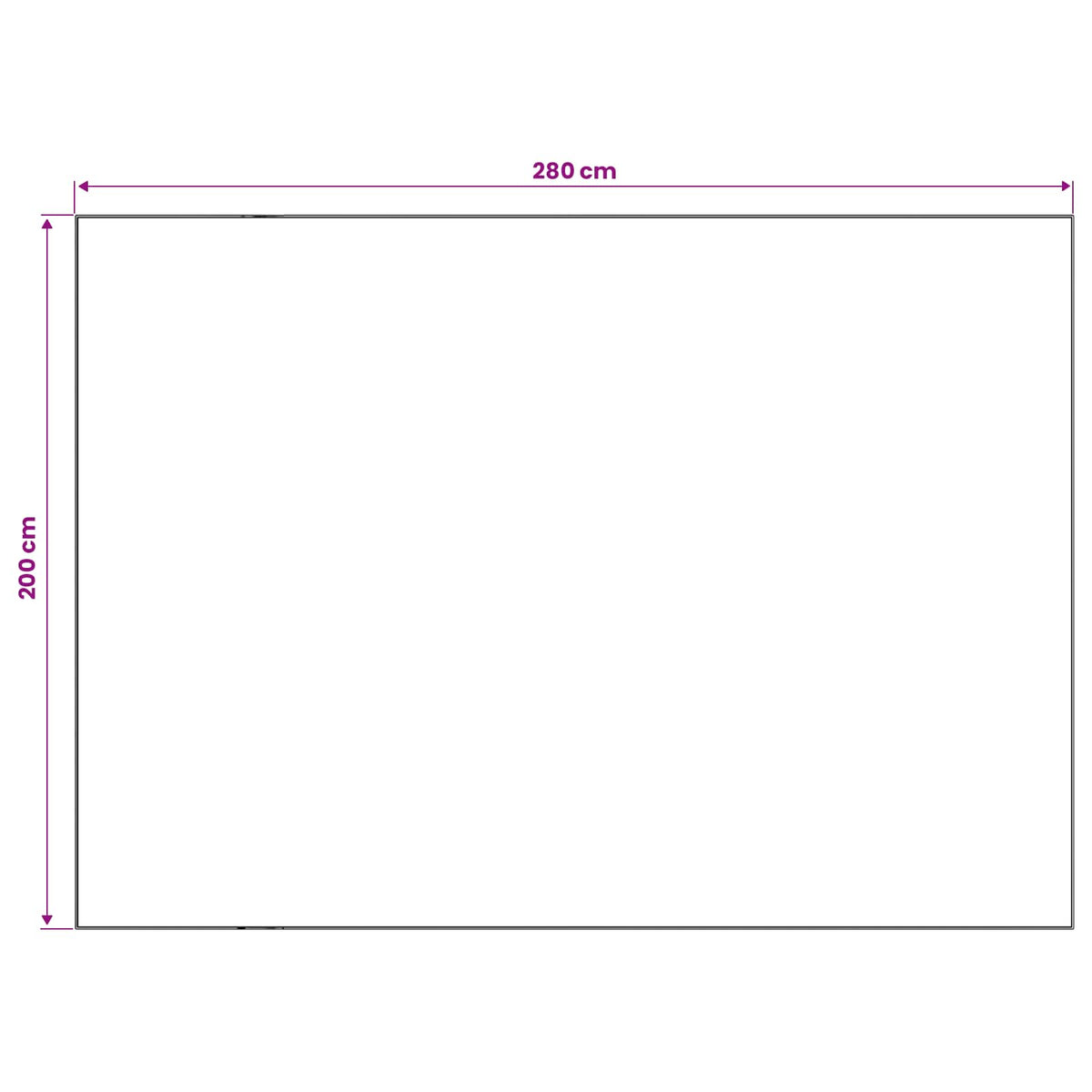 Kilimas ORIZ Ruda 200 x 280 cm 100% poliesteris