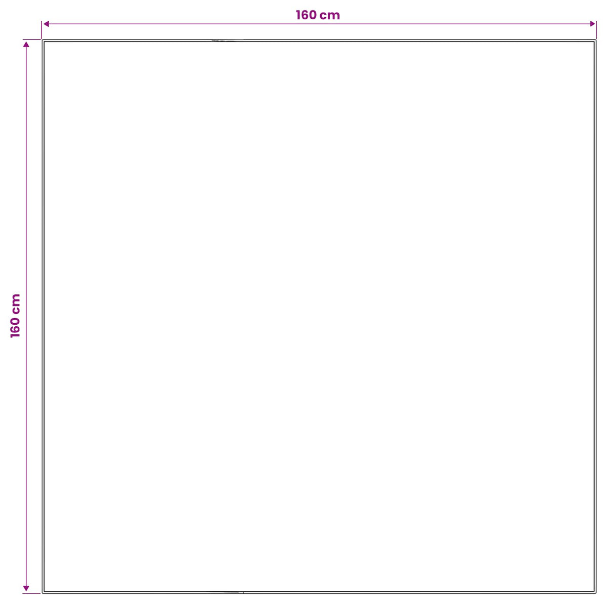 Kilimas ORIZ Ruda 160 x 160 cm 100% poliesteris