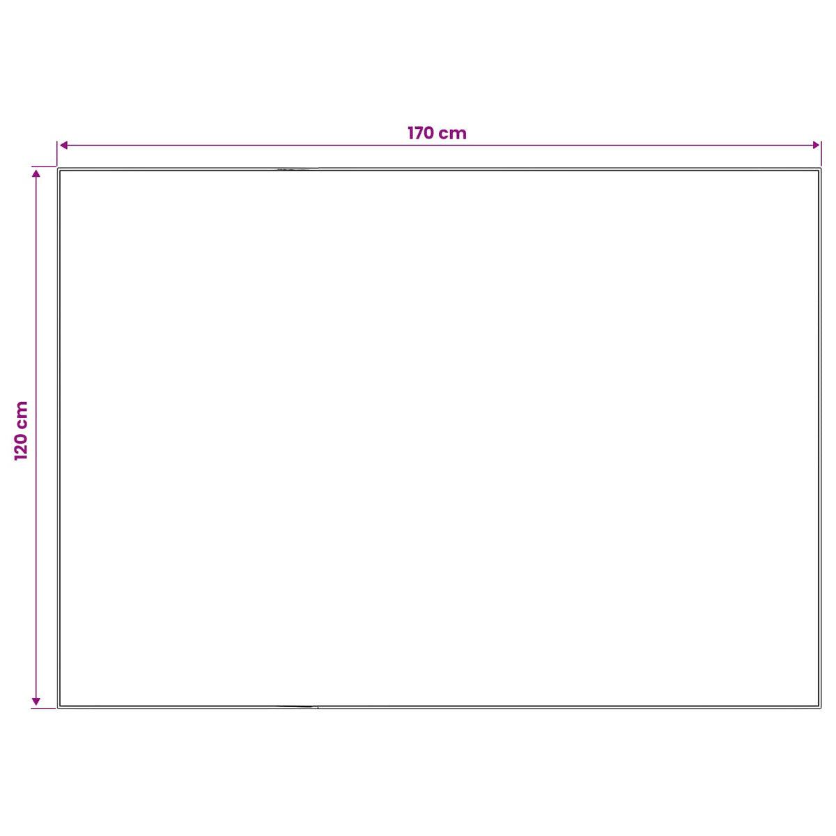 Kilimas ORIZ Tamsiai mėlyna 120 x 170 cm 100% poliesteris