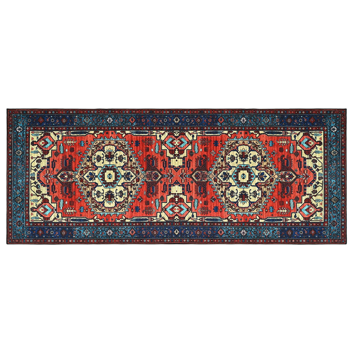 Kilimas ORIZ Raudona 80 x 200 cm 100% poliesteris