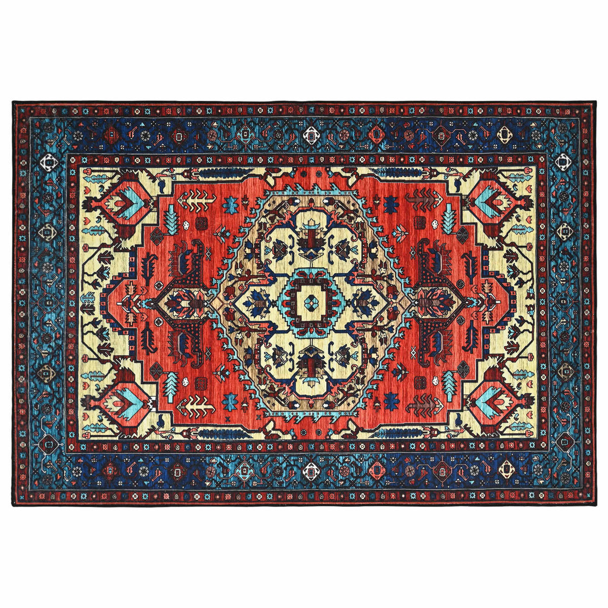 Kilimas ORIZ Raudona 120 x 170 cm 100% poliesteris