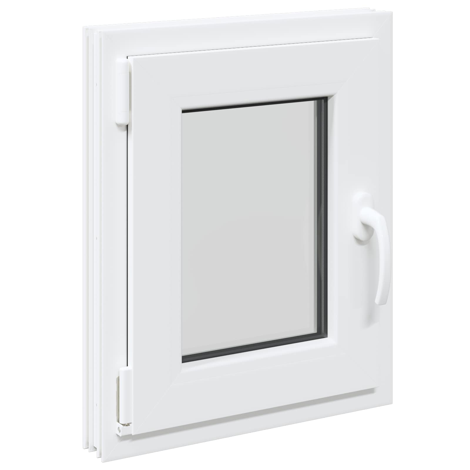 Požeminio lango RISOR 50 x 55 cm PVC ir stiklas