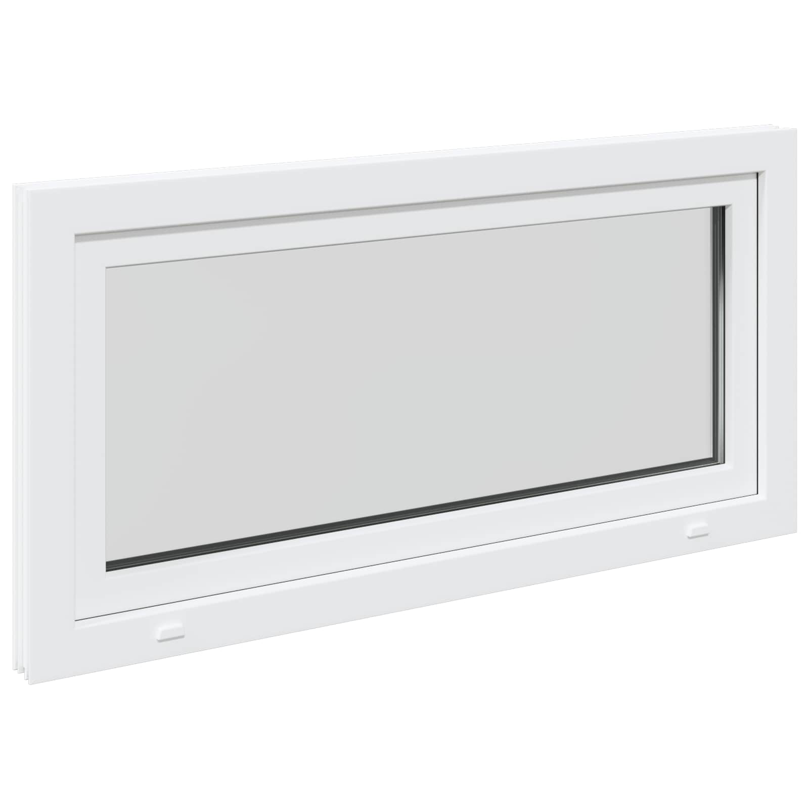 Požeminio lango RISOR 120 x 50 cm PVC ir stiklas