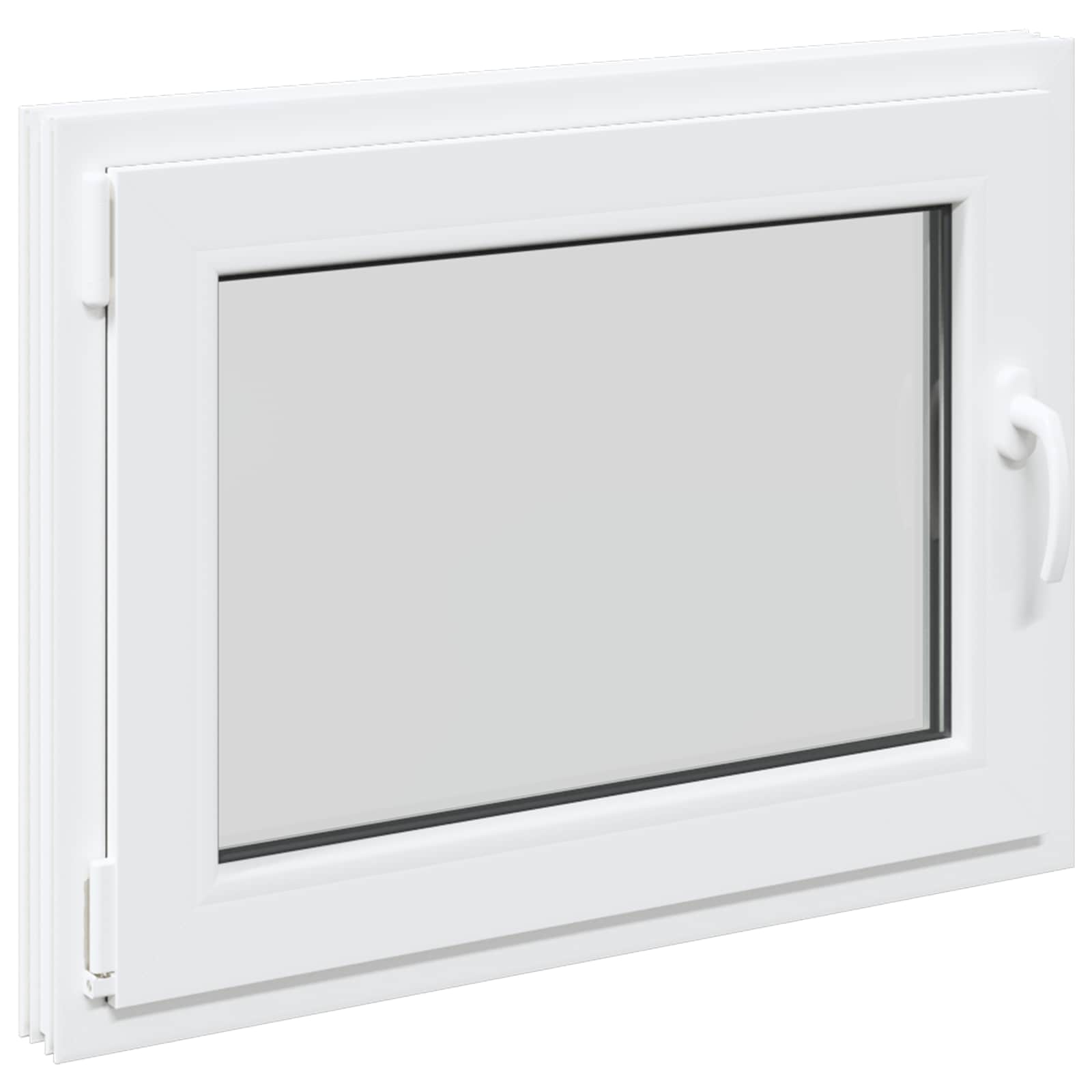 Požeminio lango RISOR 80 x 55 cm PVC ir stiklas